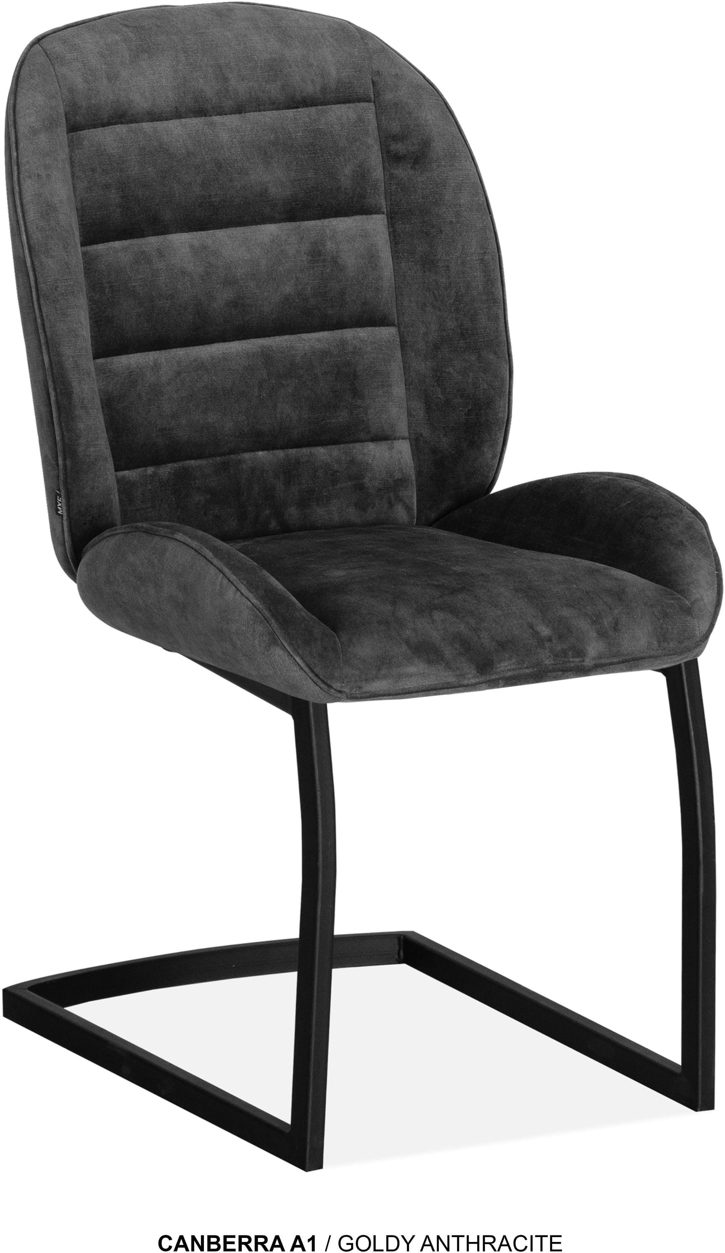Esszimmerstuhl OMG DESIGN Canberra Anthrazit Schwarz