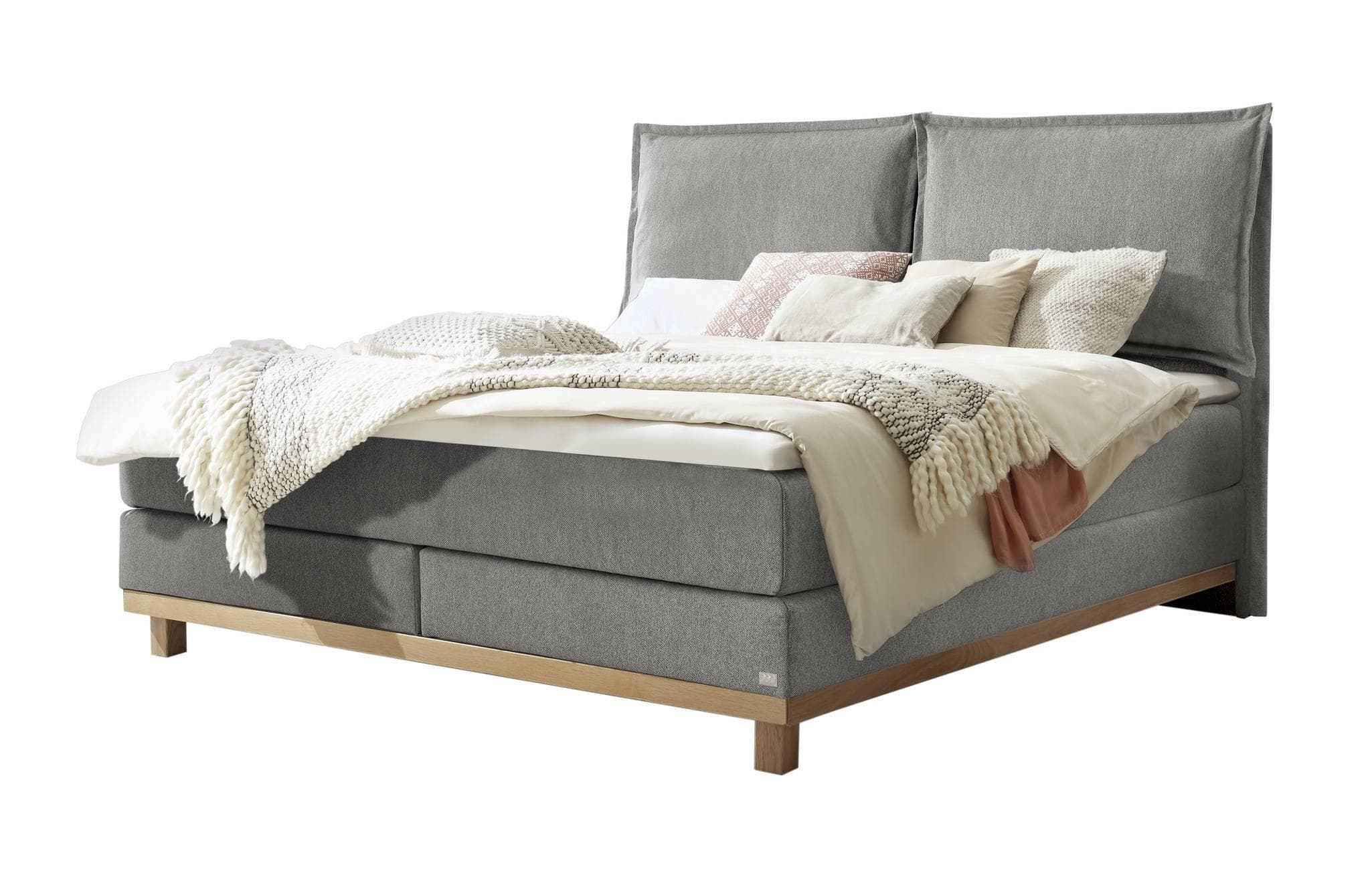 Boxspringbett HASENA ZAMORA mit Topper und Tonnen-Taschenfederkern