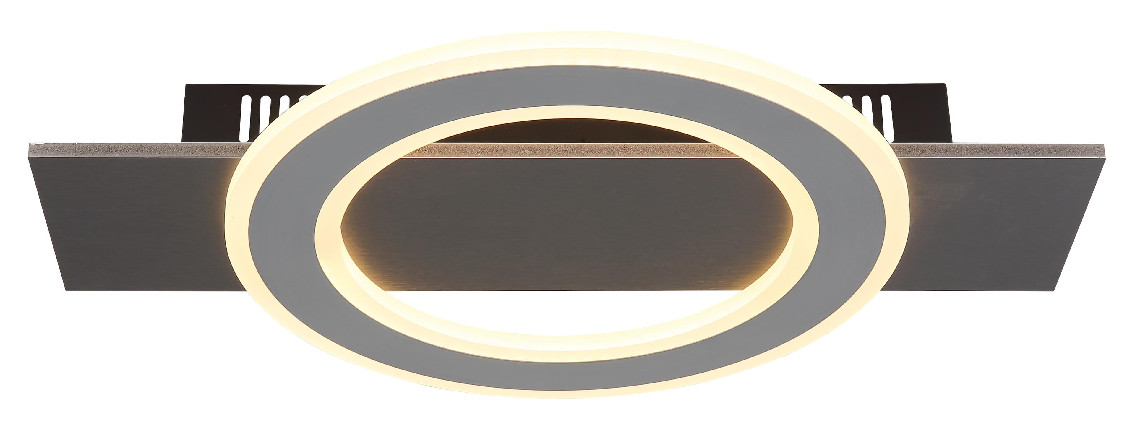 GLOBO LIGHTING LED Deckenleuchte JAYDEN anthrazit gebürstet