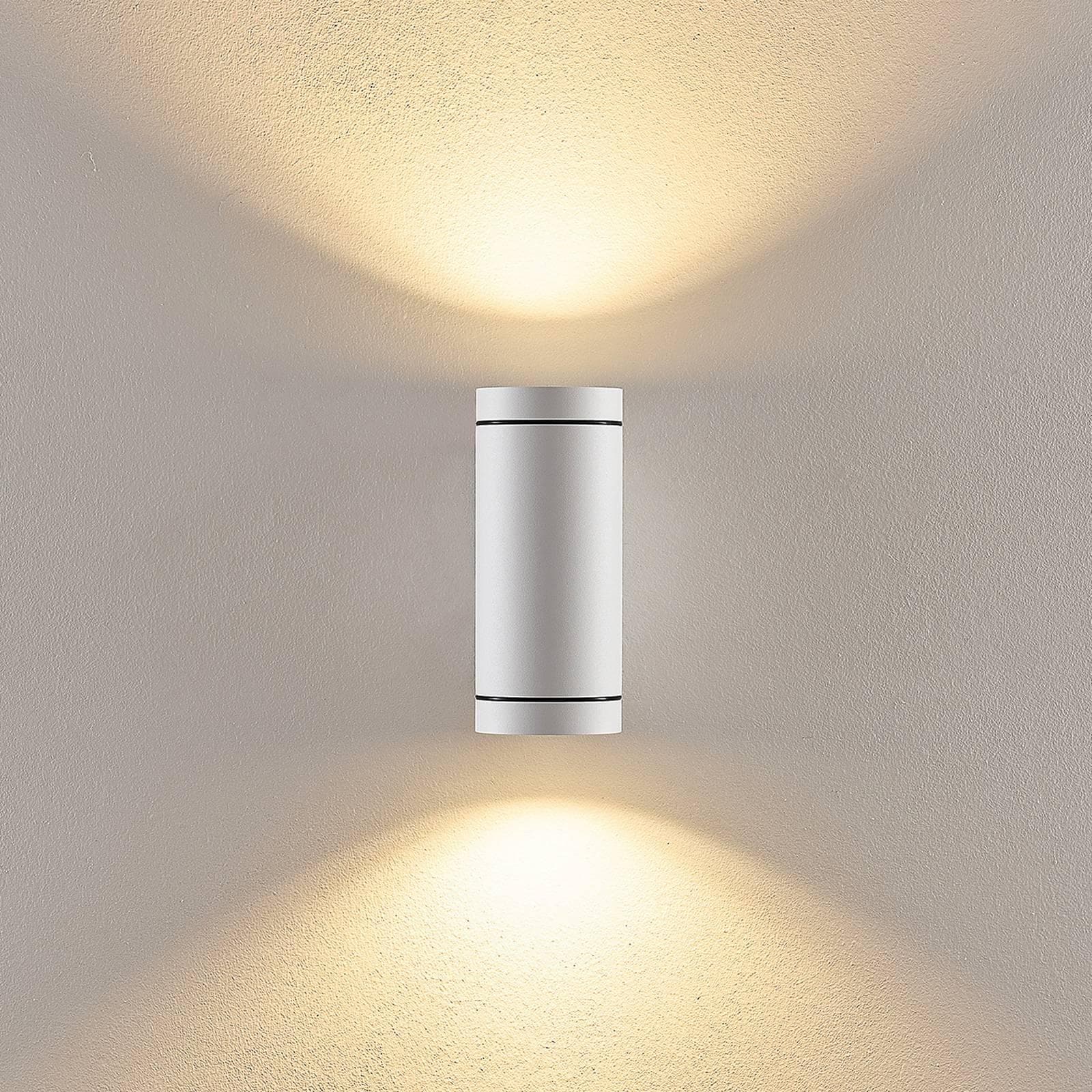 Deko-Light Außenwandlampe ShoreLine Pro Round Up/Down Weiß GU10