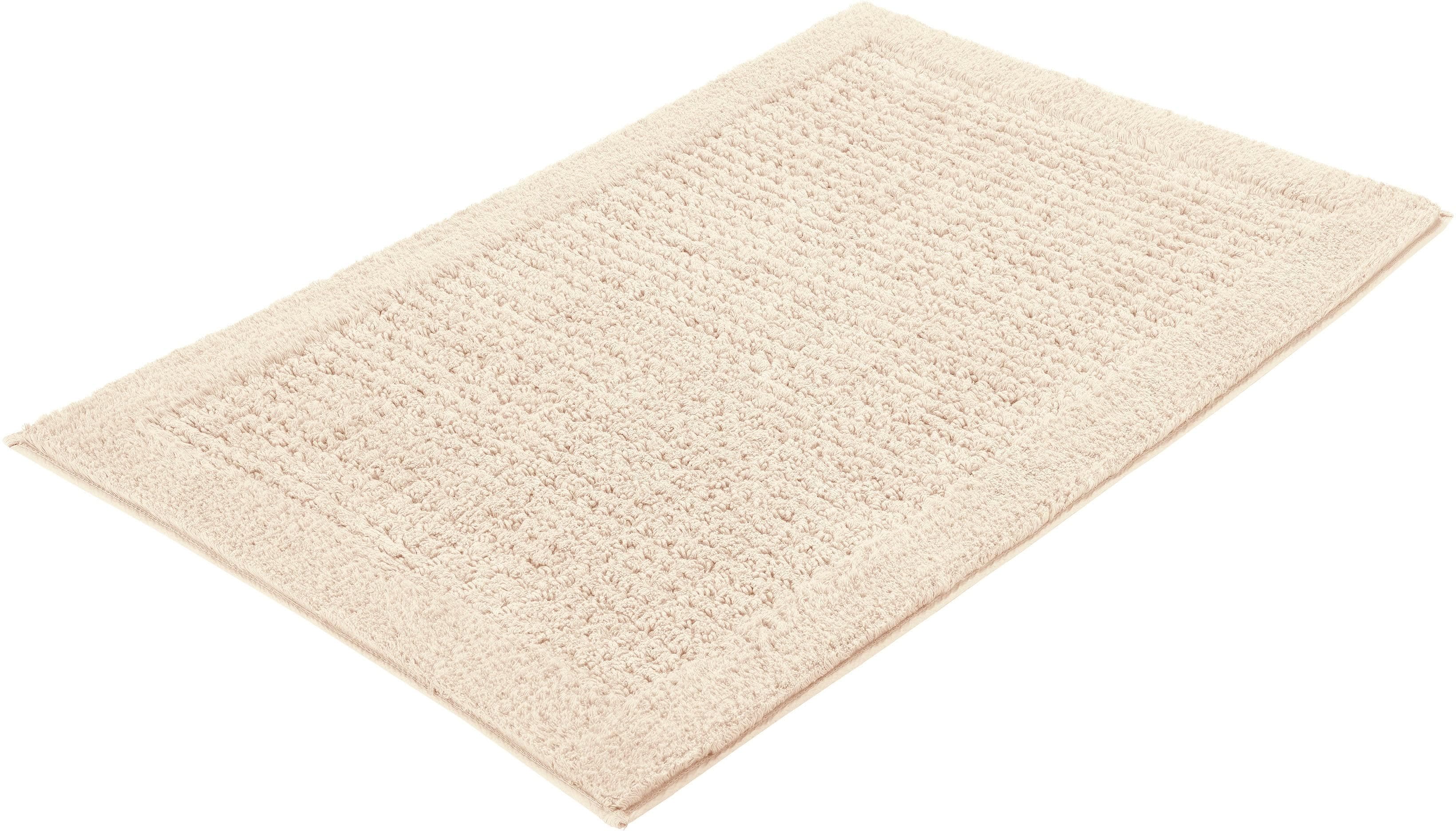 Kleine Wolke Badematte NET Creme Baumwolle Rutschhemmend