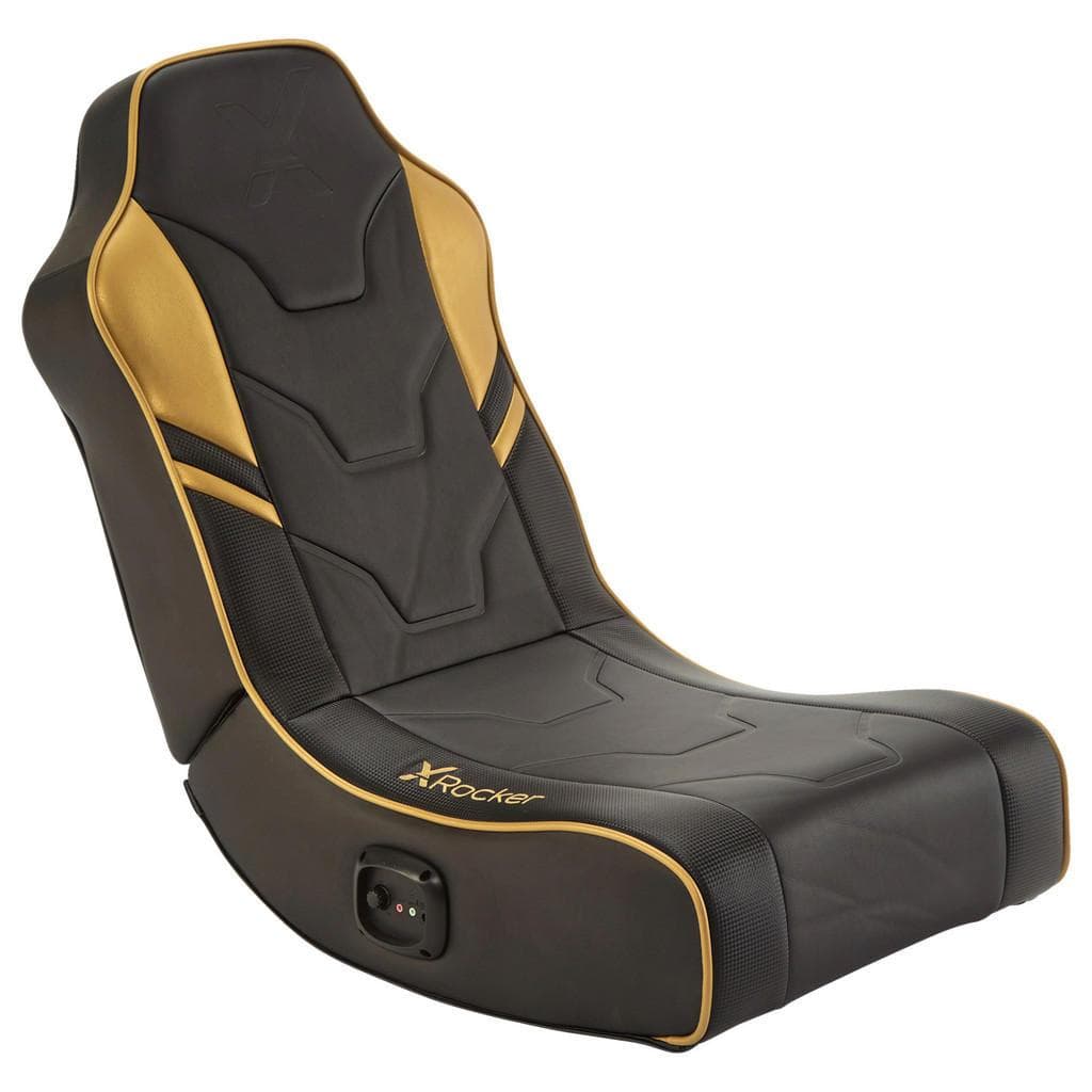 X Rocker Kindersessel Shadow 2.0 Floor Rocker Gaming Sessel Gold