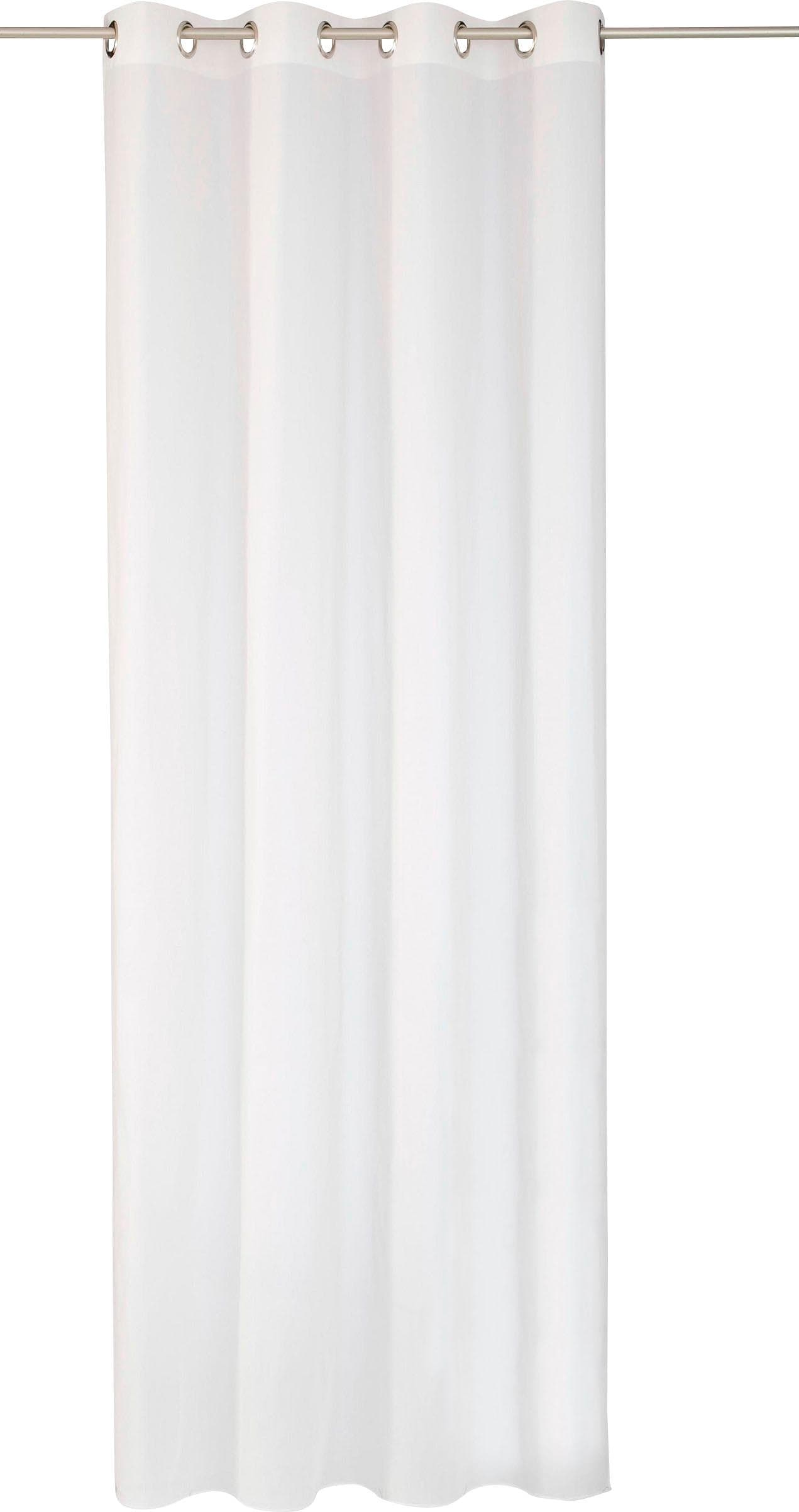Gardine WIRTH Audrey Weiß Polyester 1:3 Faltenwurf