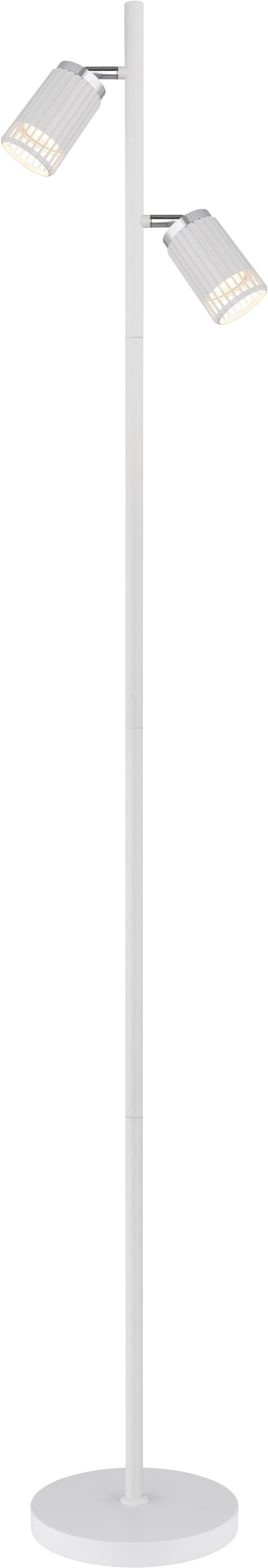 GLOBO LIGHTING Stehlampe KORBEN Weiß Matt