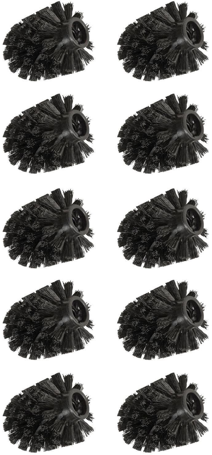 WENKO WC-Reinigungsbürste 10-teilig Schwarz Kunststoff