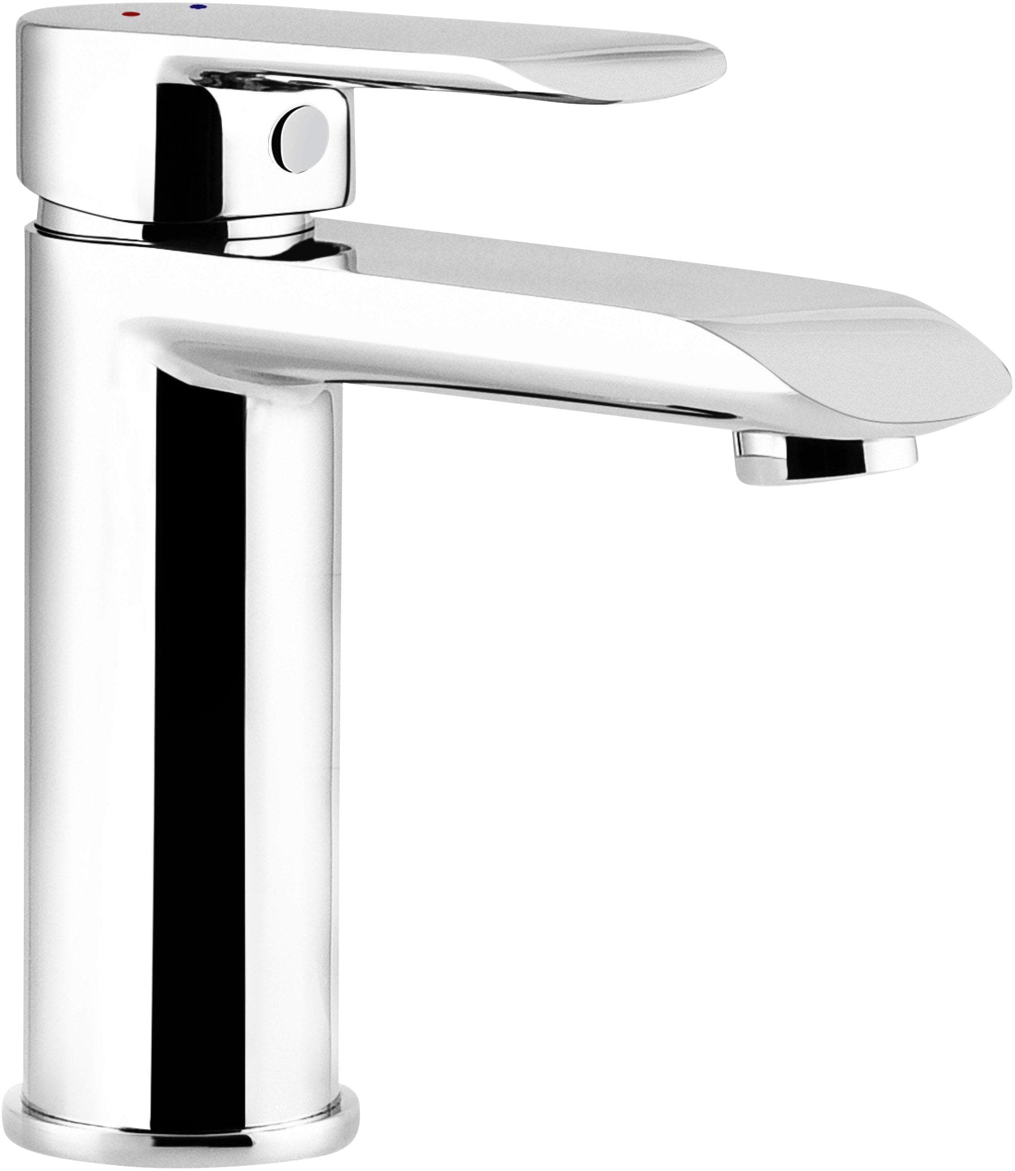 CORNAT Waschtischarmatur Estoril Silber Messing Hochdruck