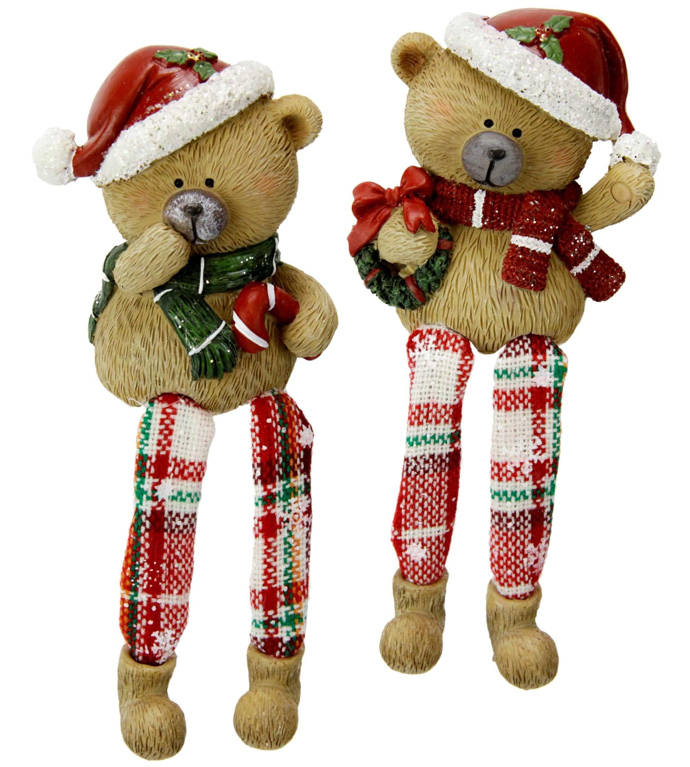 Baur Versand Kantenhocker Bär Braun Magnesia Weihnachtsdekoration