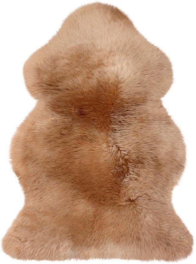 Fellteppich HEITMANN FELLE Lammfell Camelfarben