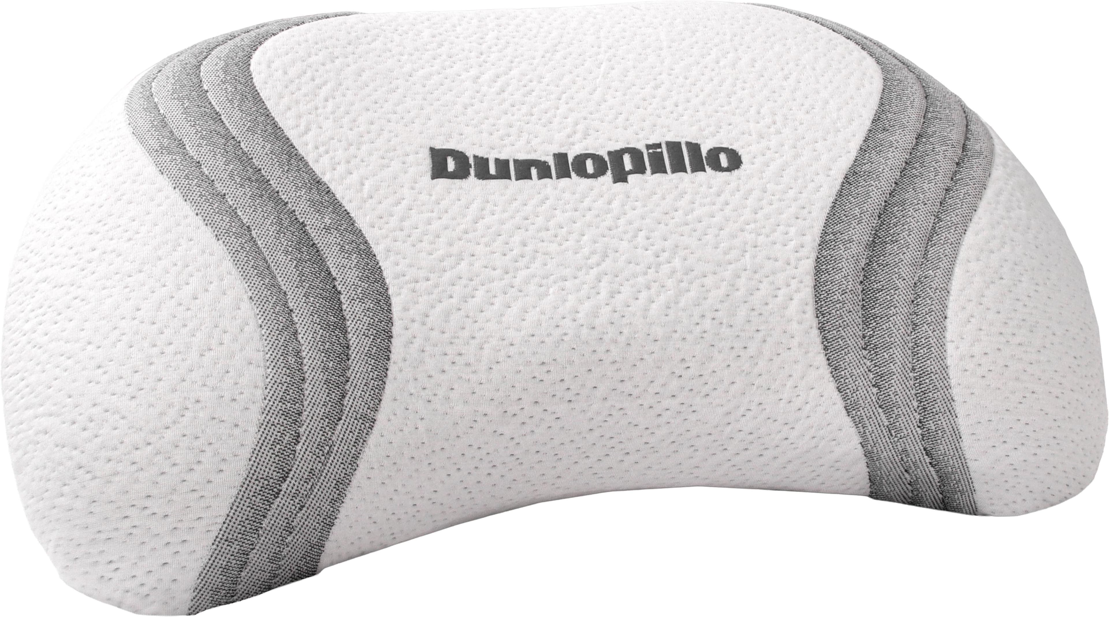 Dunlopillo Anti-Aging Nackenstützkissen mit zwei Kernkomponenten, weiß