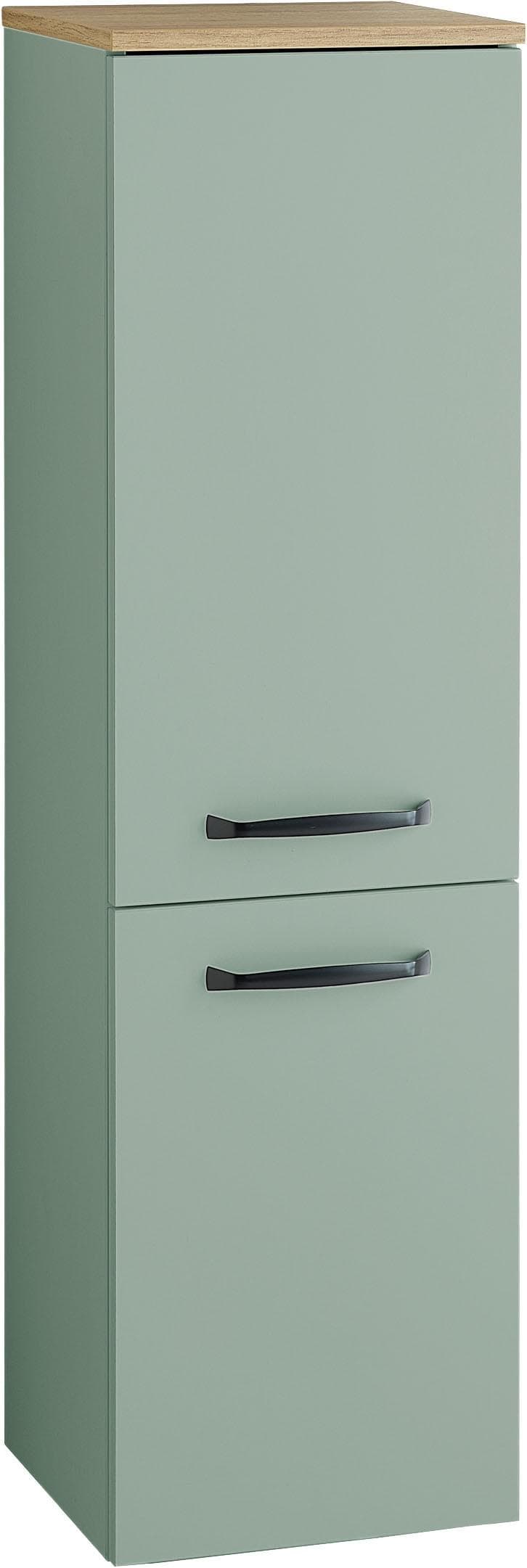 Midischrank SAPHIR Quickset 500 Badschrank 32,4 cm Breit 2 Türen Grün Holzwerkstoff