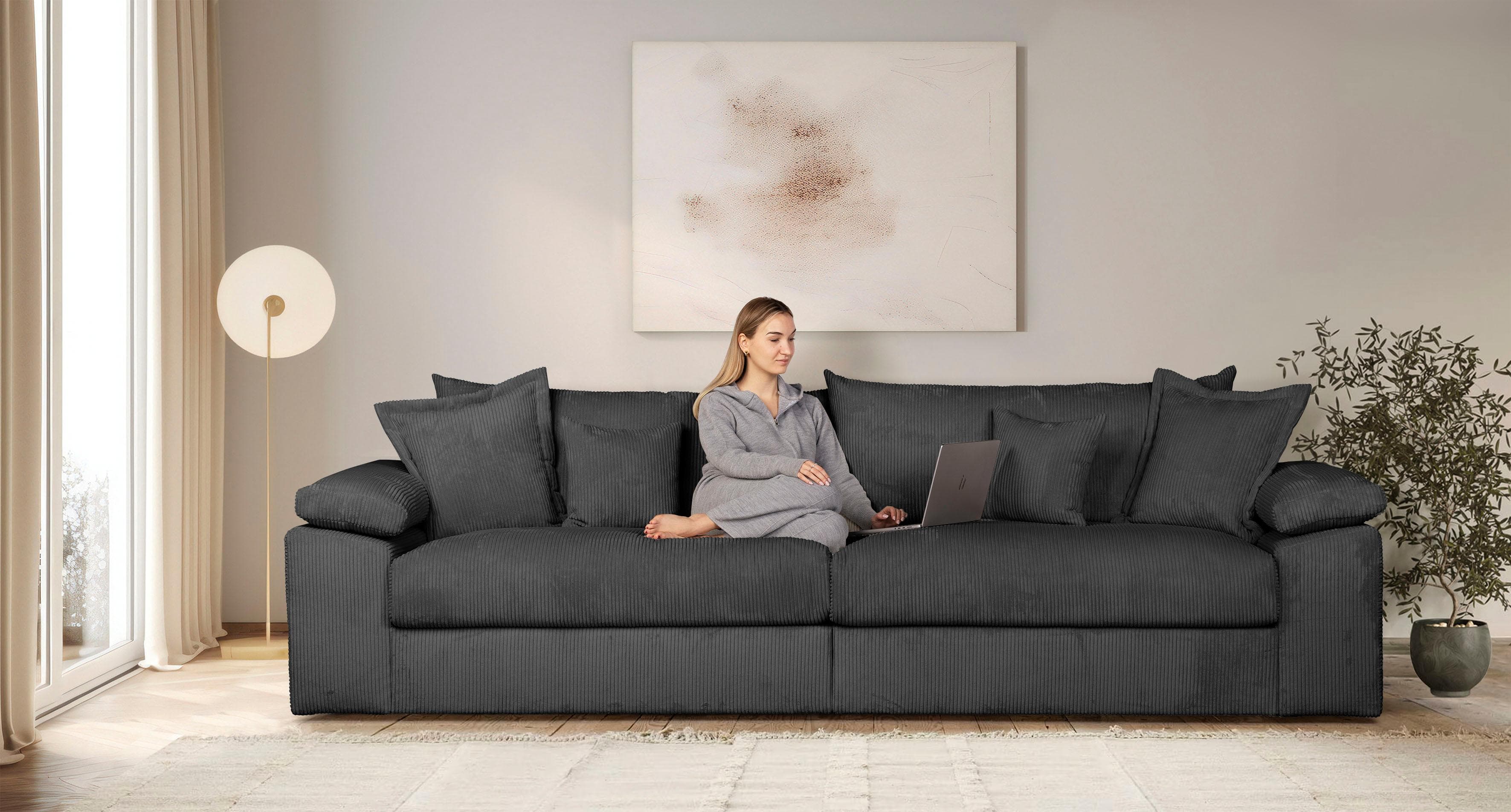 Big-Sofa Home Affaire Soft&Cosy XXL Federkernpolsterung