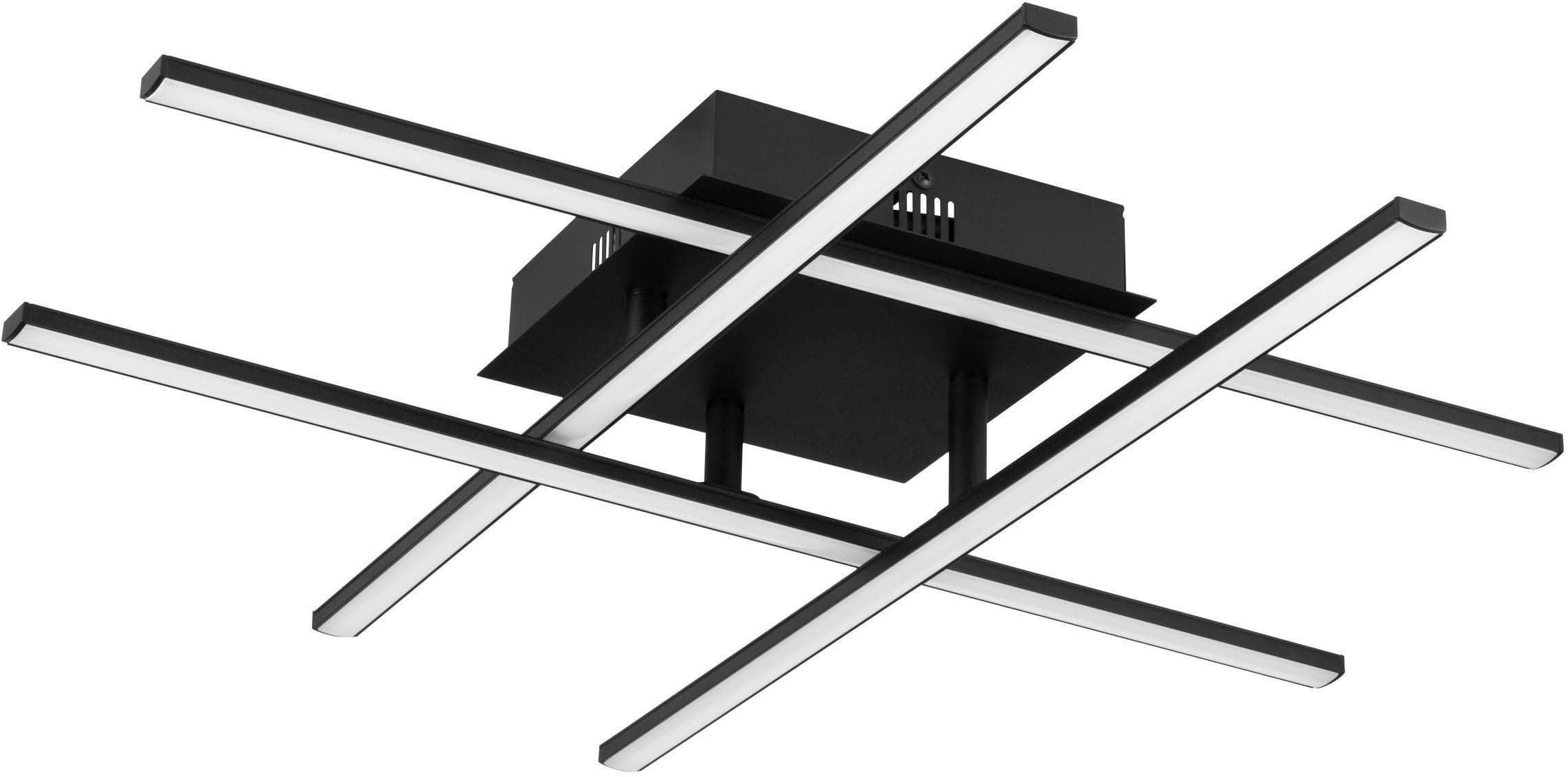 EGLO Deckenleuchte Lasana 3 Schwarz LED