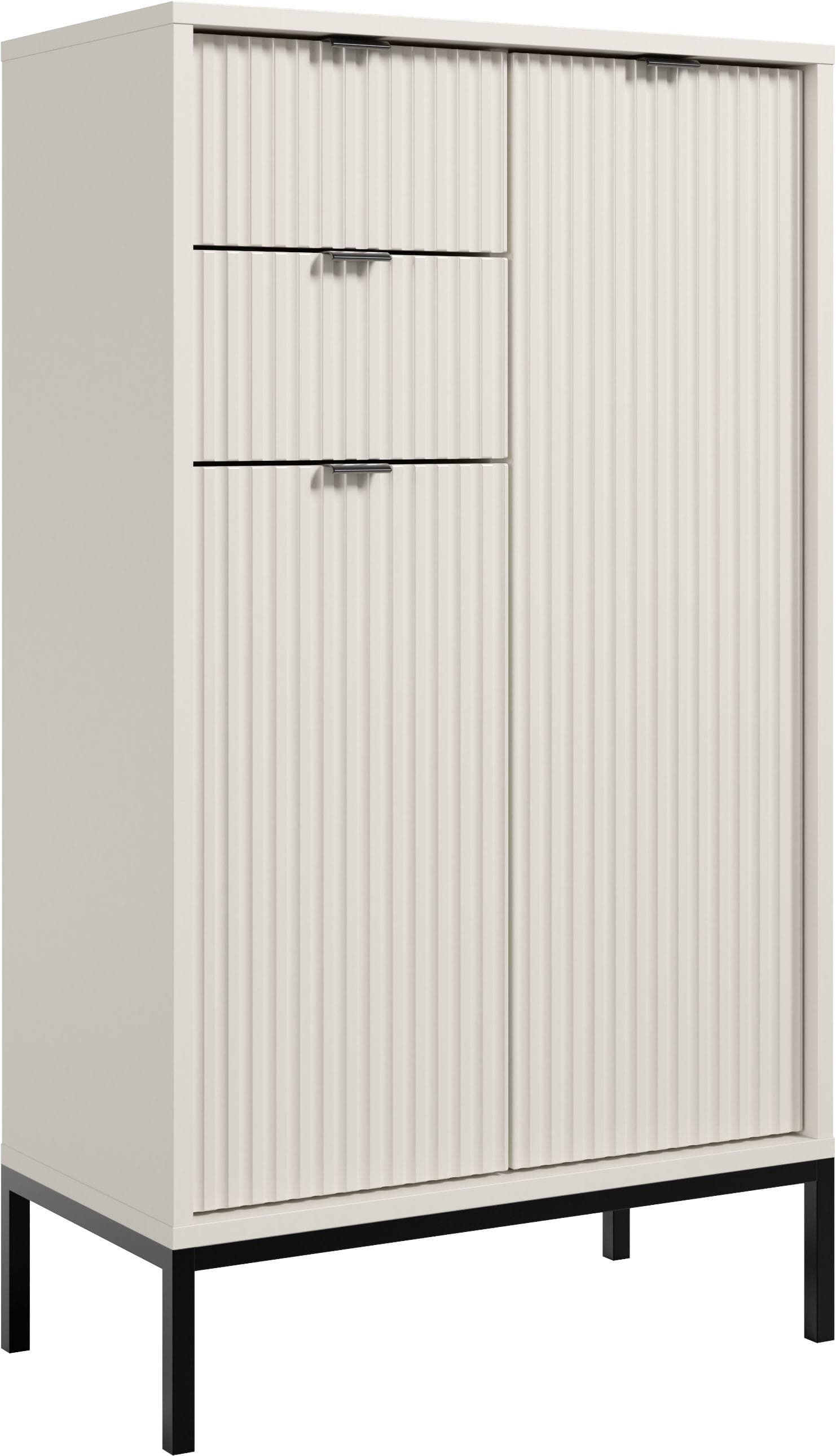Midischrank BASIC BY BALCULINA Lucera Midischrank, Badezimmerschrank, Kaschmirfarben