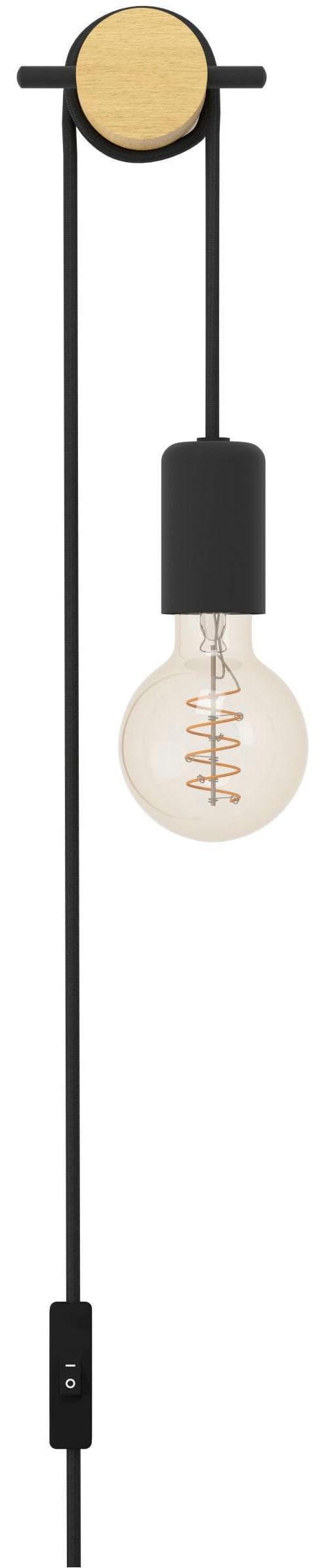 EGLO Wandleuchte BUDDON Vintage E27 Wandlampe