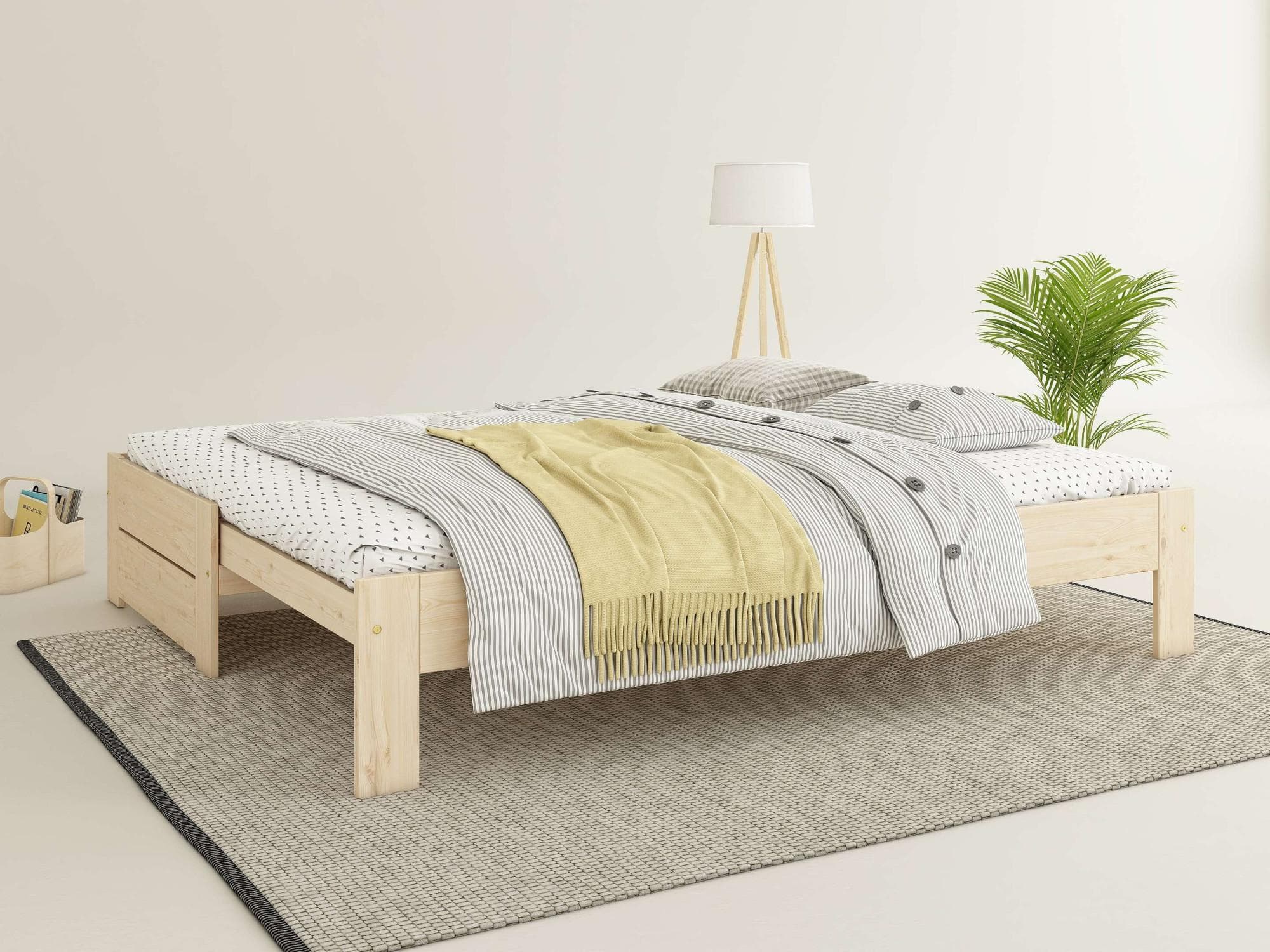 Massivholzbett OTTO HOME Imme ausziehbar Natur