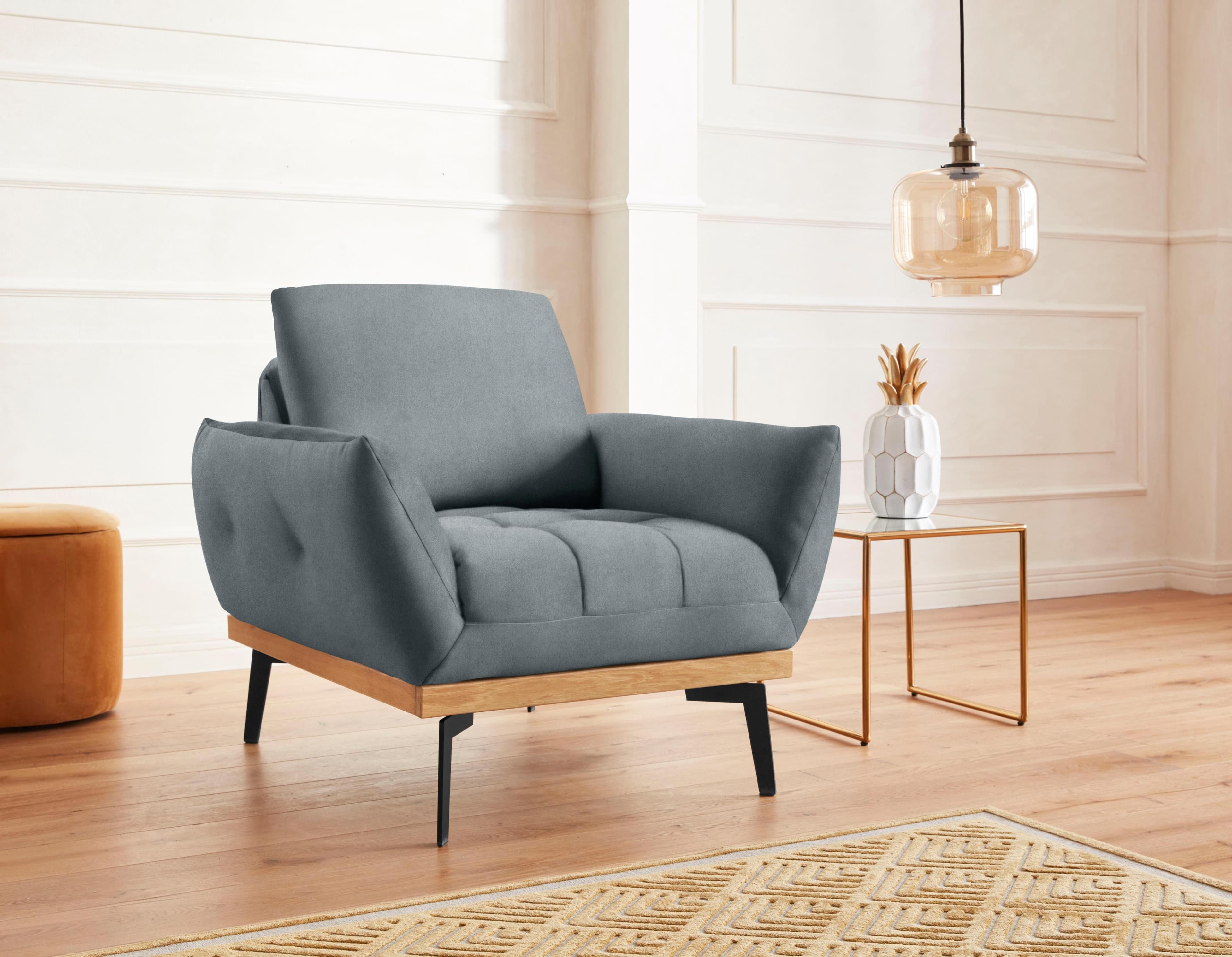 exxpo Palic Loungesessel Blau mit Rückenverstellung