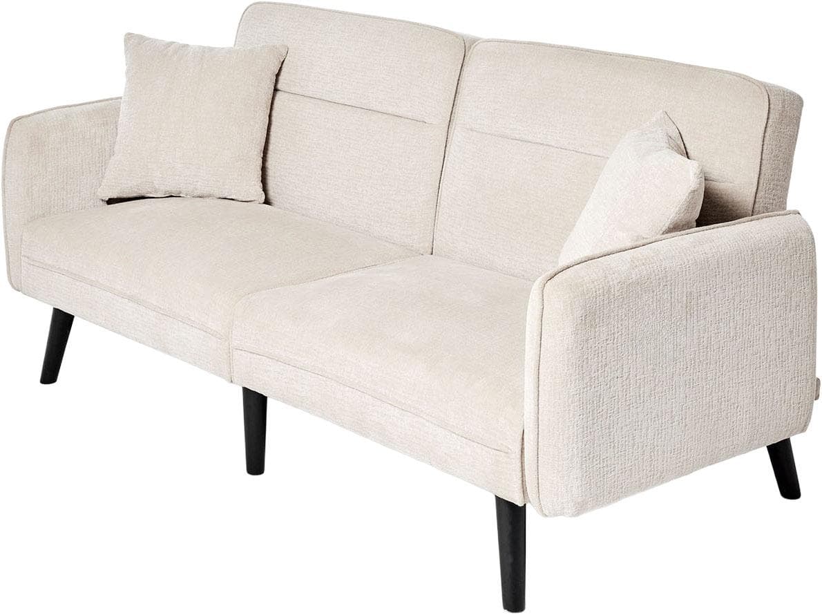 Schlafsofa JAHNKE CHILLAX LINE Champagner Relax- und Schlaffunktion