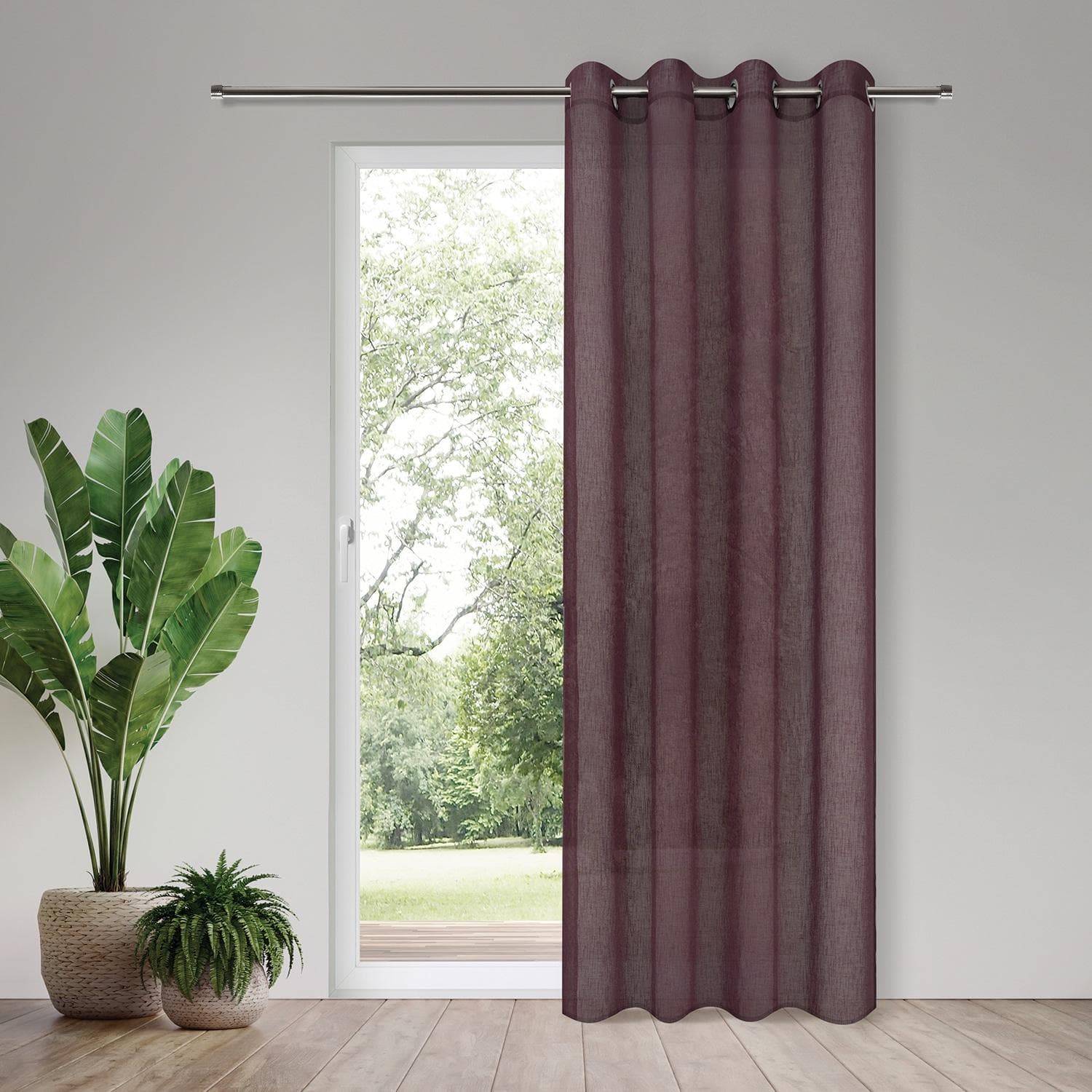 Gardine Eleonora Rot Polyester HOME LIVING BY GERSTER