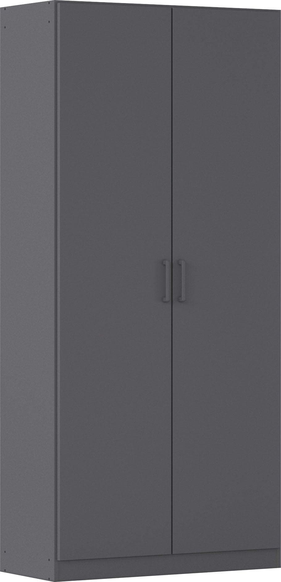 RAUCH Mehrzweckschrank Garderobe Kleiderschrank Graumetallic