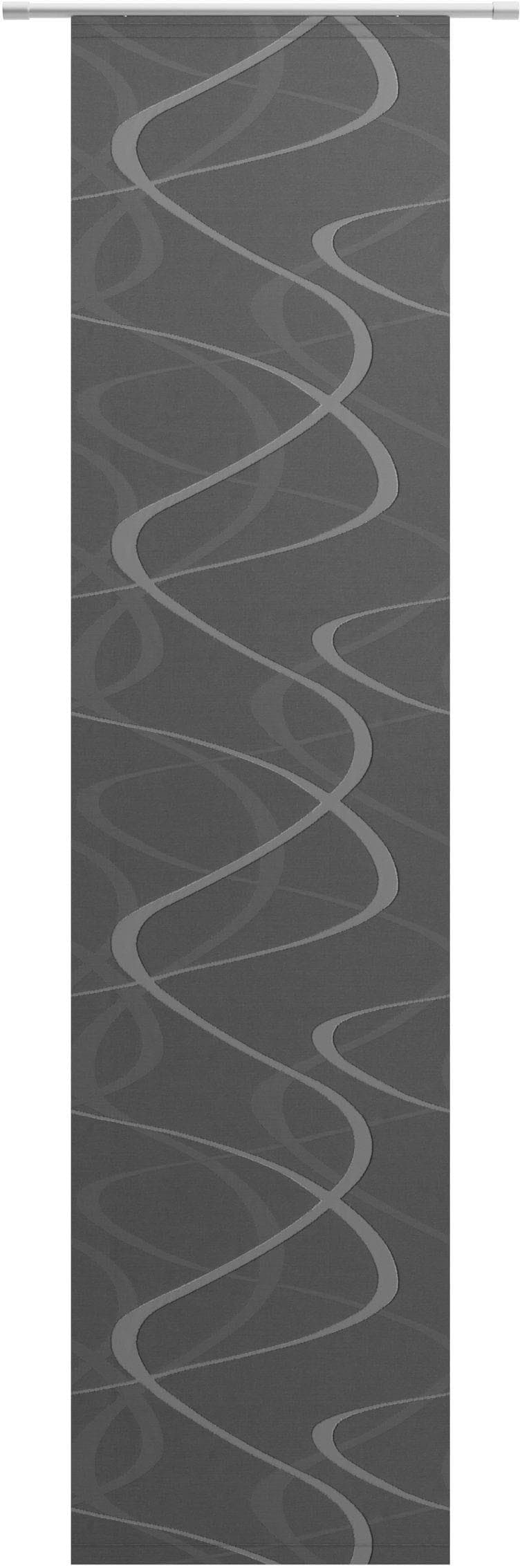 NEUTEX FOR YOU Schiebegardine Pelotas Anthrazit Modern