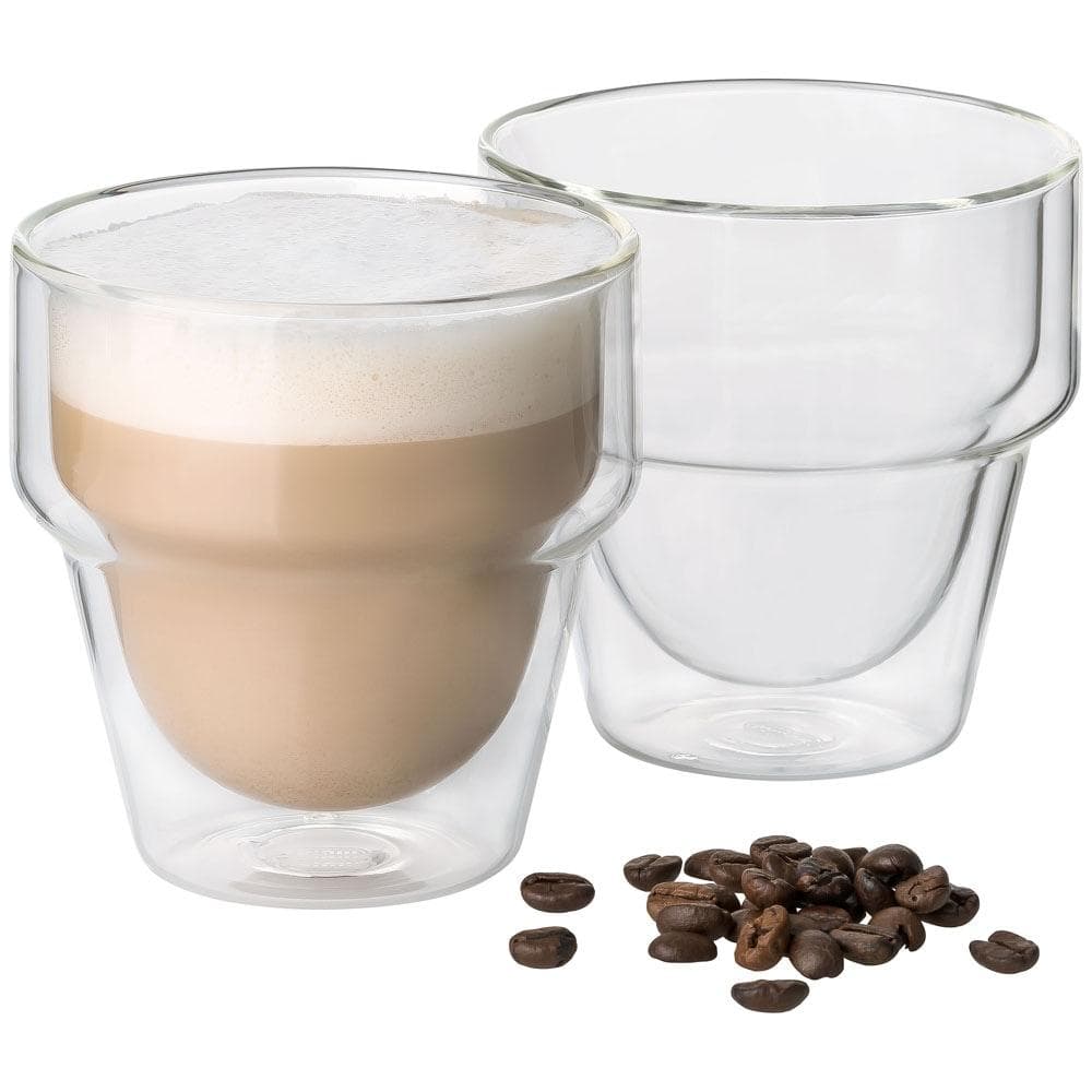 Mulex Latte-Macchiato-Glas Doppelwandig Borosilikatglas