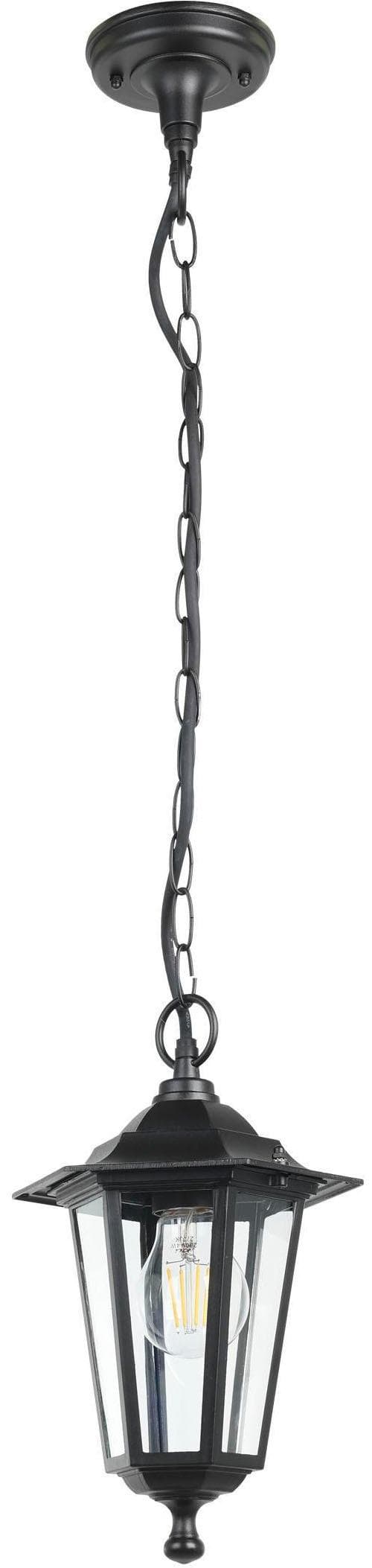 EGLO Hängeleuchte LATERNA 4 Schwarz Außenbereich IP44