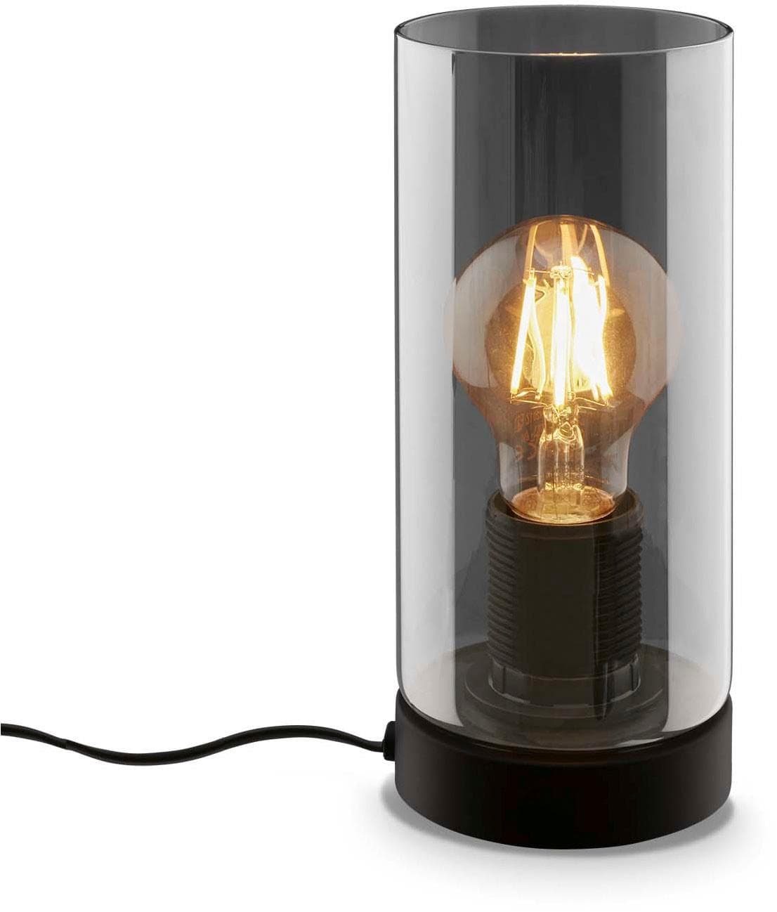 BRILONER LEUCHTEN Tischleuchte FUMI Schwarz