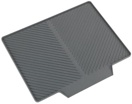 Abtropfmatte WENKO Nelia Maxi Grau Kunststoff