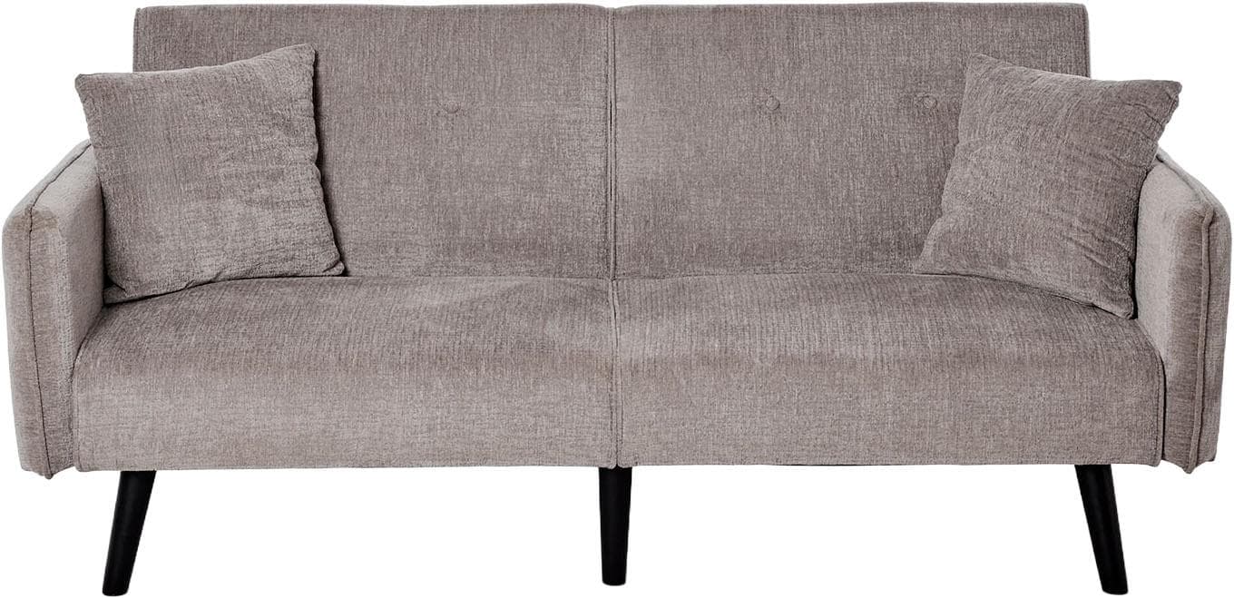 Schlafsofa JAHNKE CHILLAX DOT Platingrau mit Relax- und Schlaffunktion