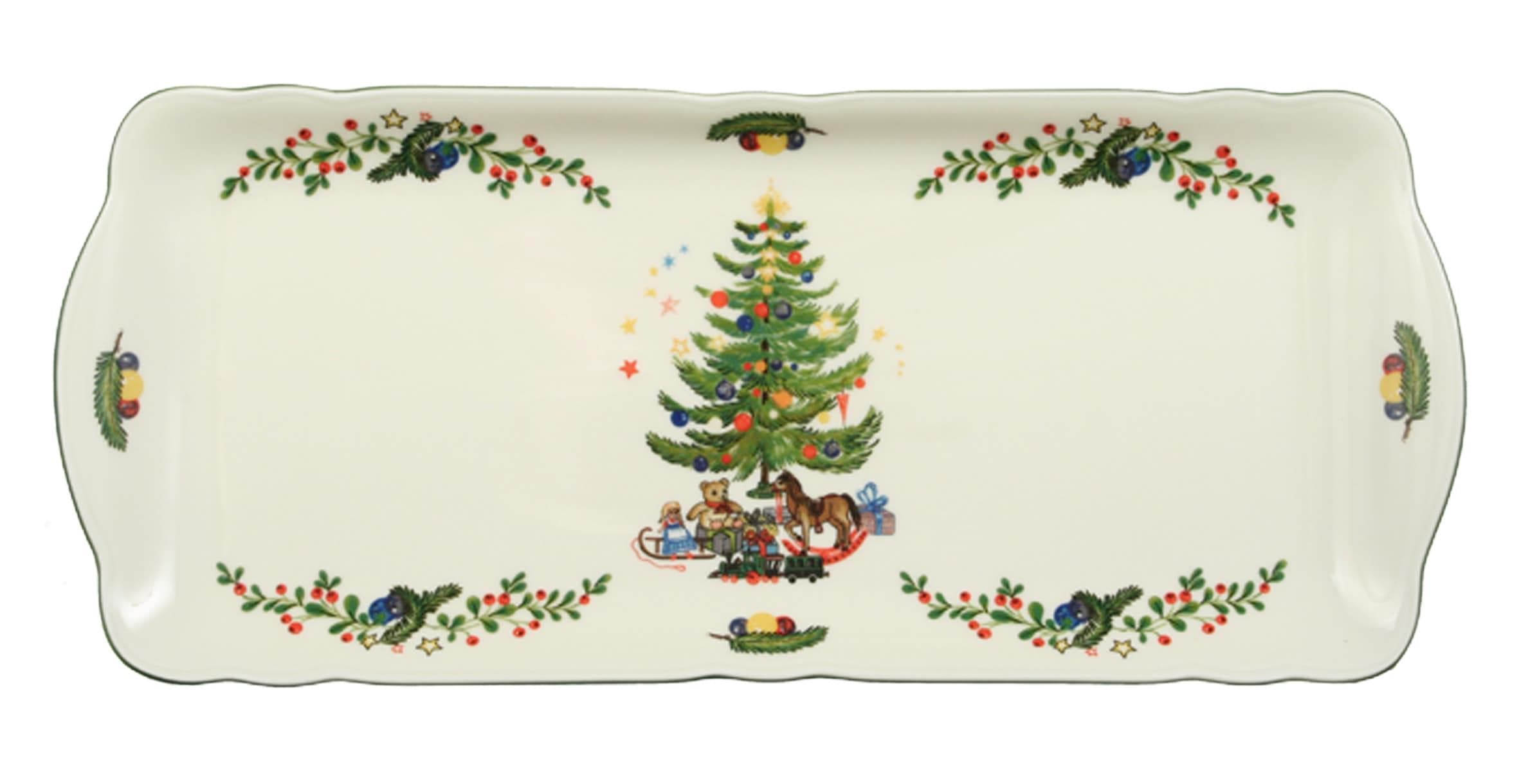 Seltmann Weiden Kuchenplatte Marieluise Weihnachten Porzellan