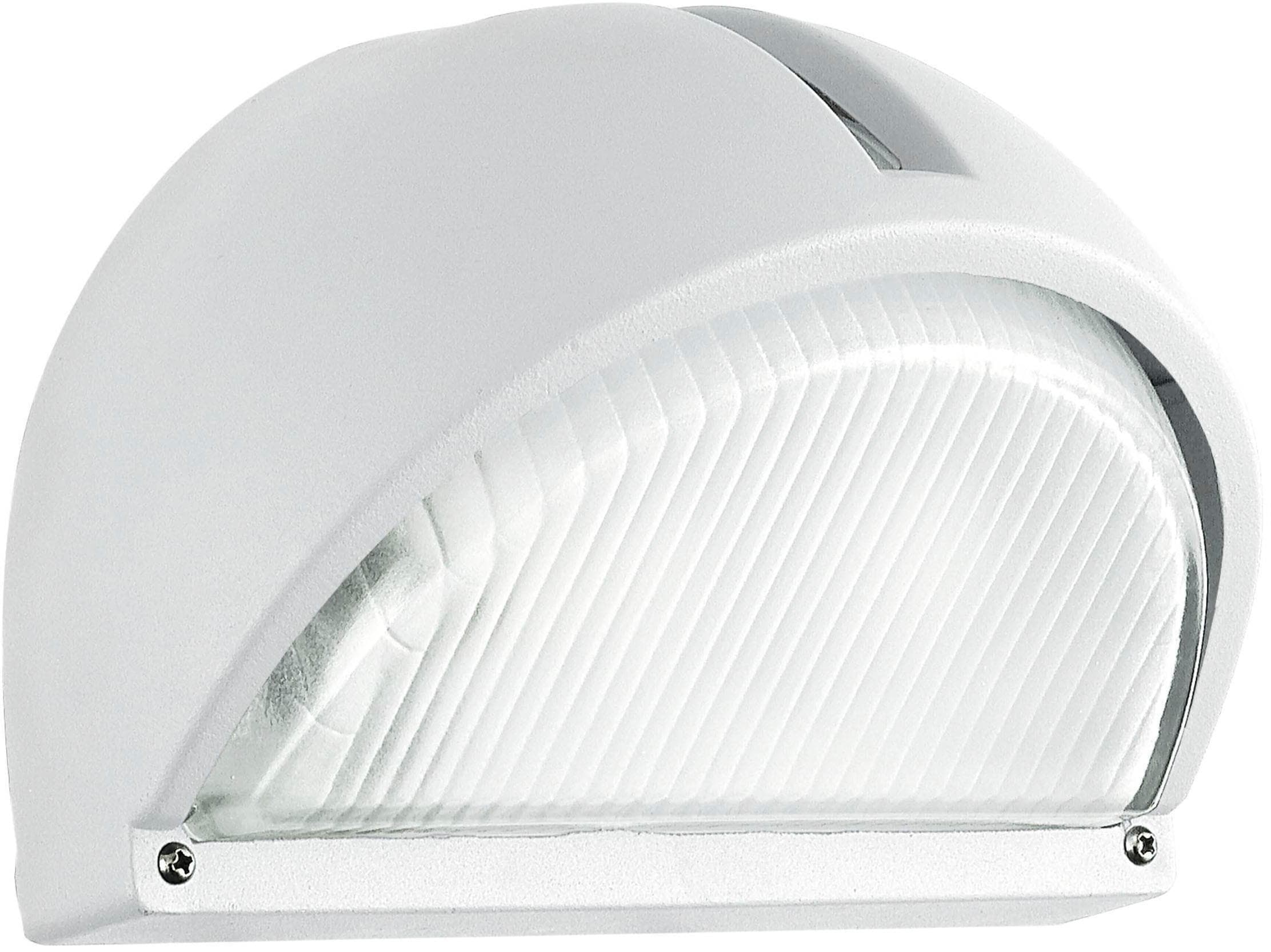EGLO Onja Außen-Wandlampe Weiß Aluguss Glas IP44