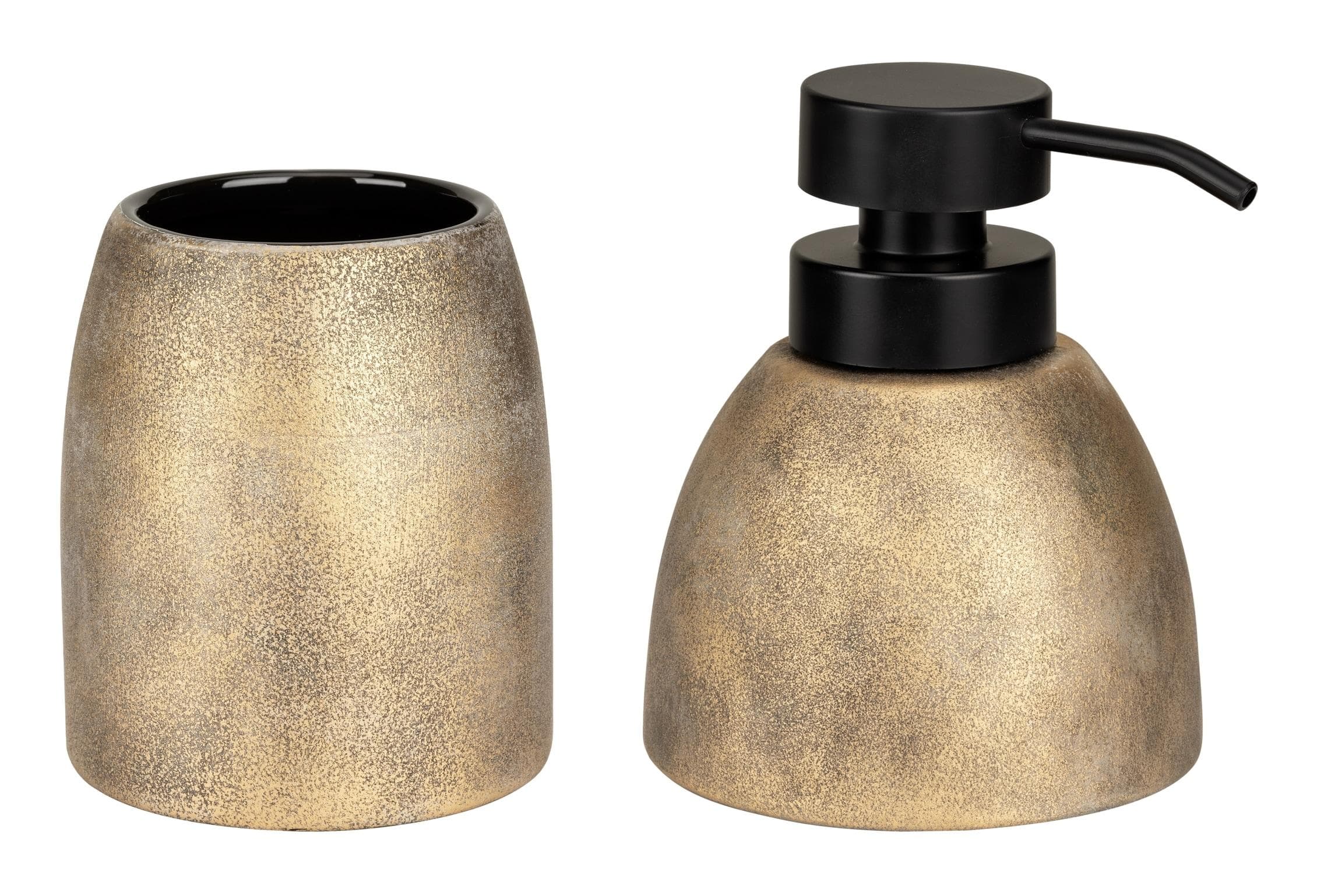 WENKO Badaccessoire-Set Tremea 2-tlg. Keramik Bronze-matt