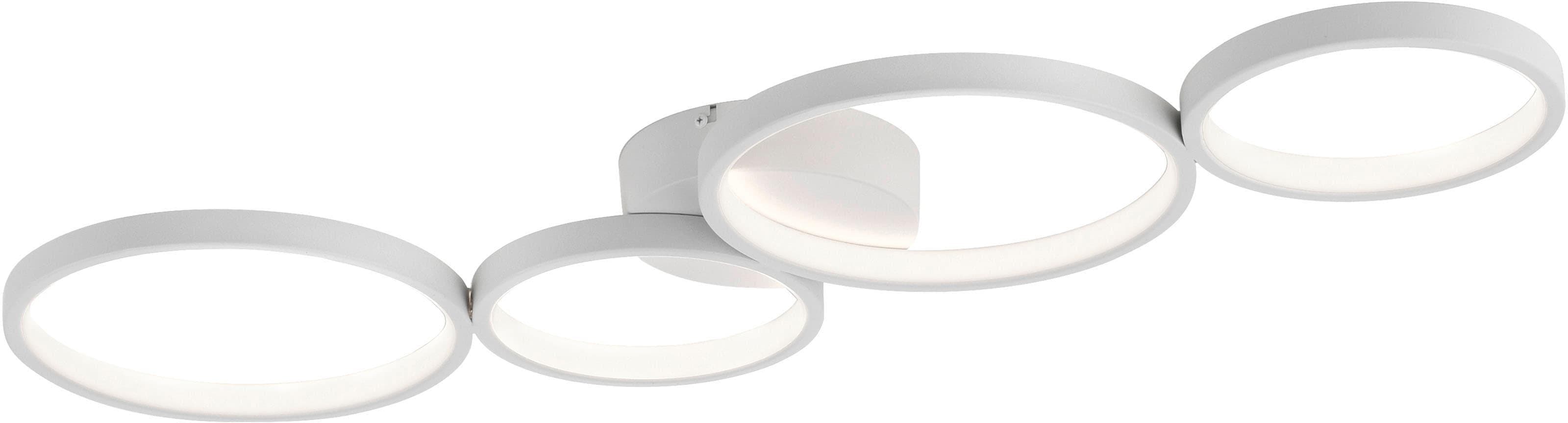 Paul Neuhaus LED Deckenleuchte KIRINGE Weiß Dimmbar Modern