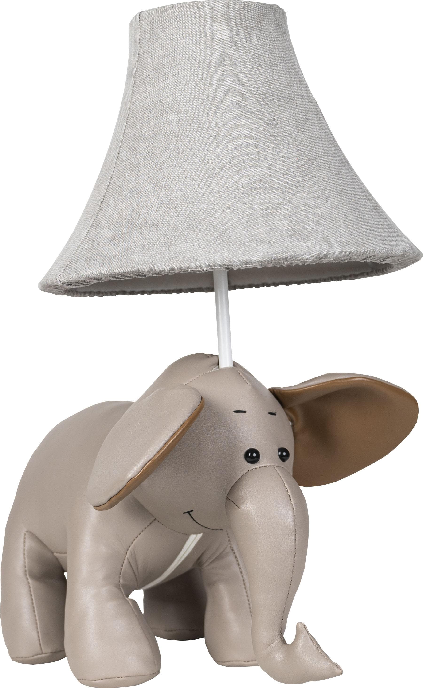 LED Tischleuchte Bobby der Elefant Grau
