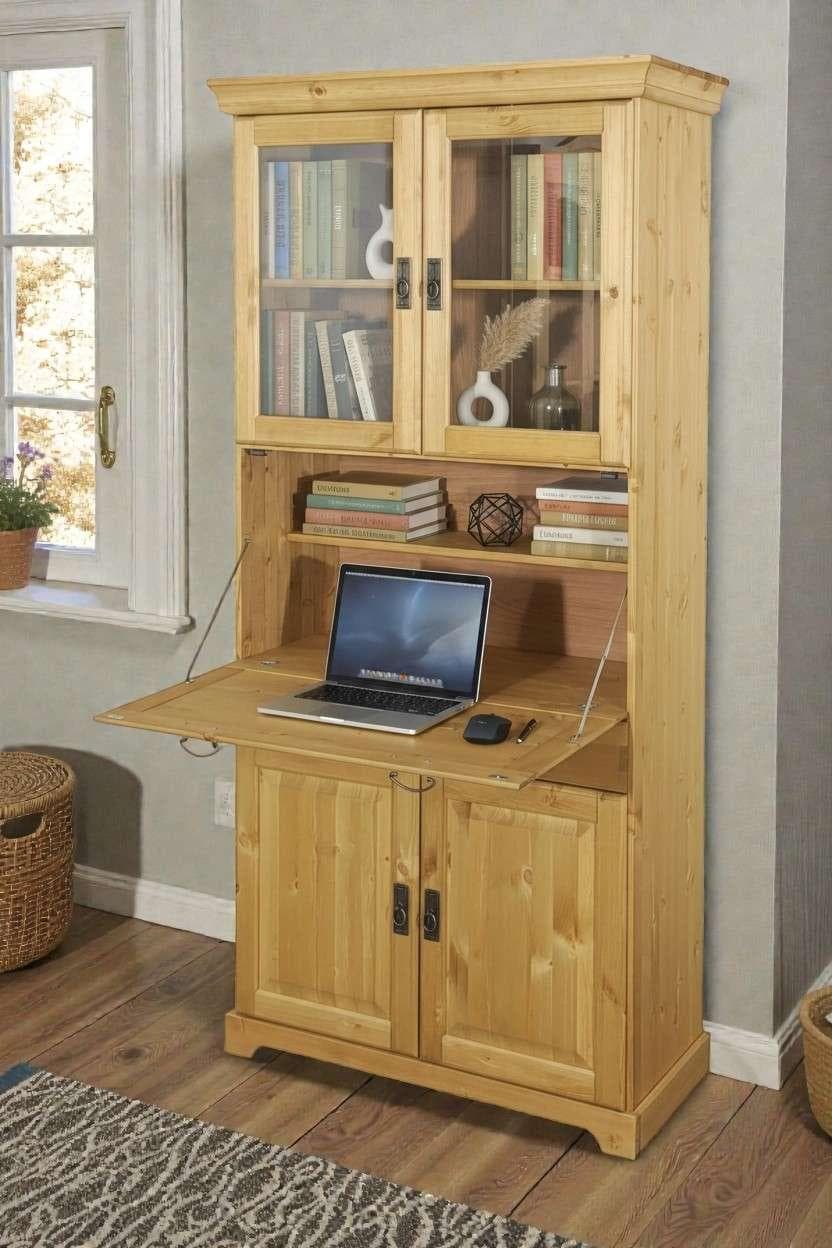 Sekretär OTTO HOME Rügen Massive Kiefer Natur