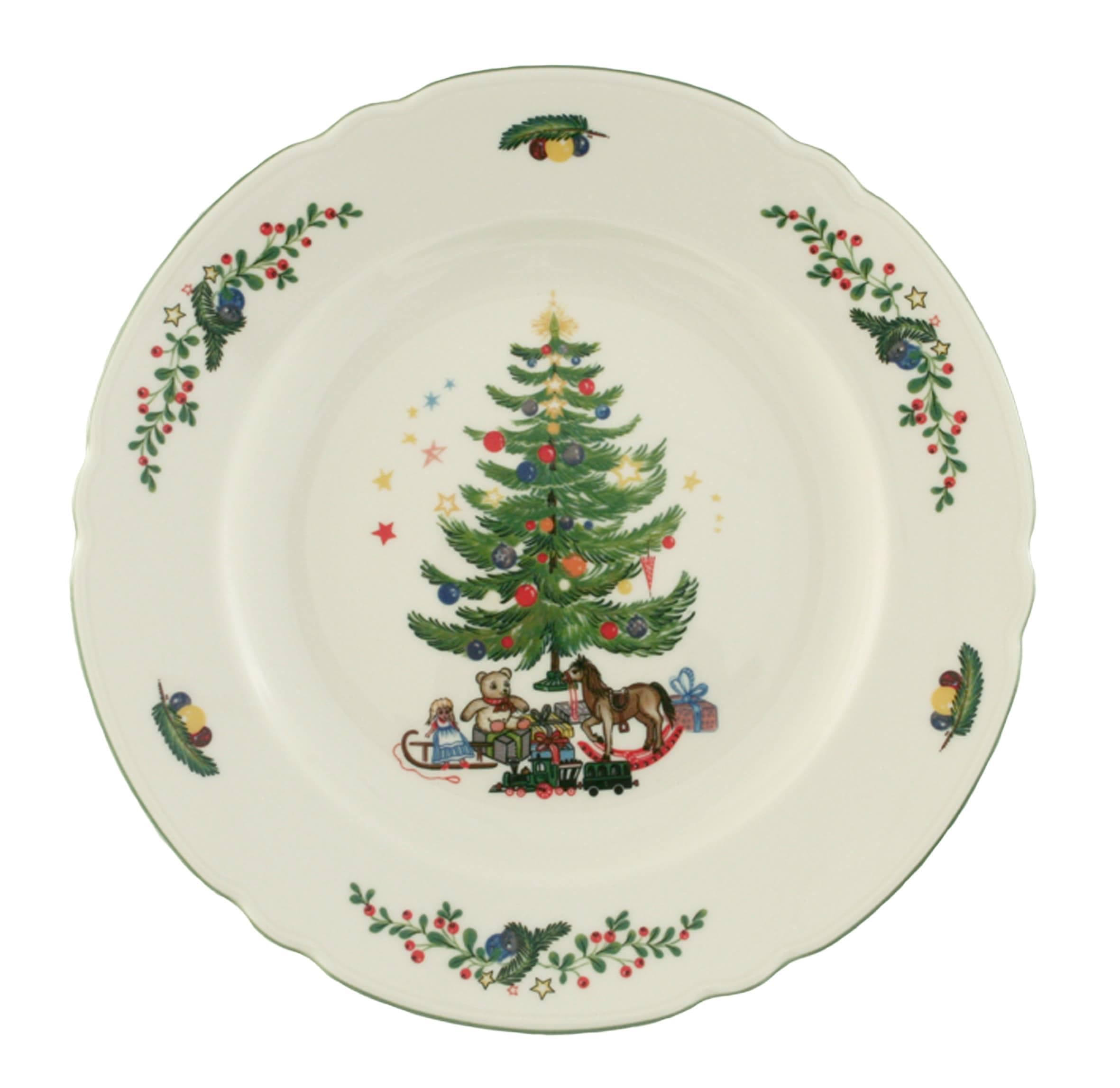Seltmann Weiden Speiseteller Marieluise Weihnachten Bunt Porzellan