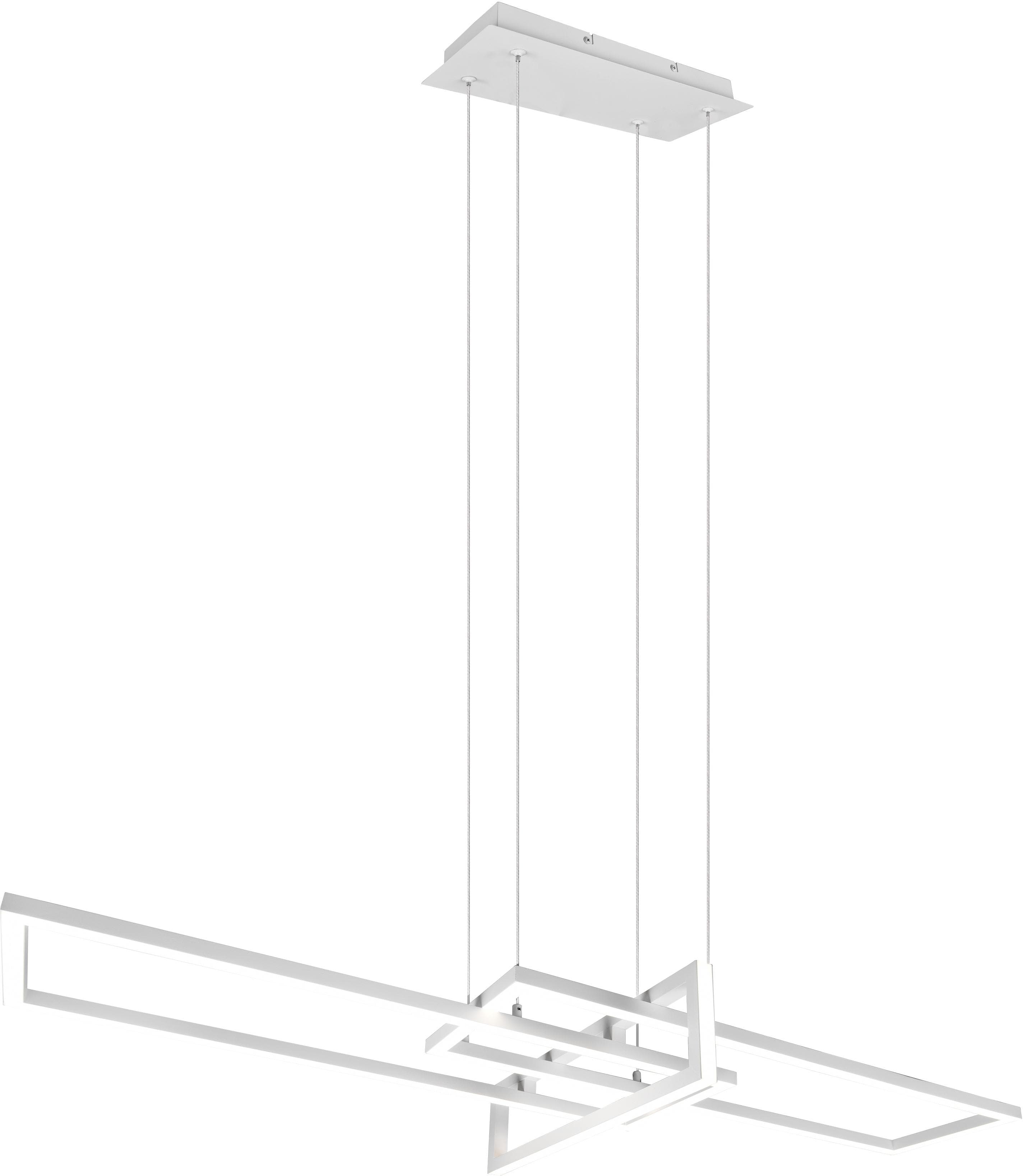 Trio LED Pendelleuchte "ALICA" Weiß mit Dimmer