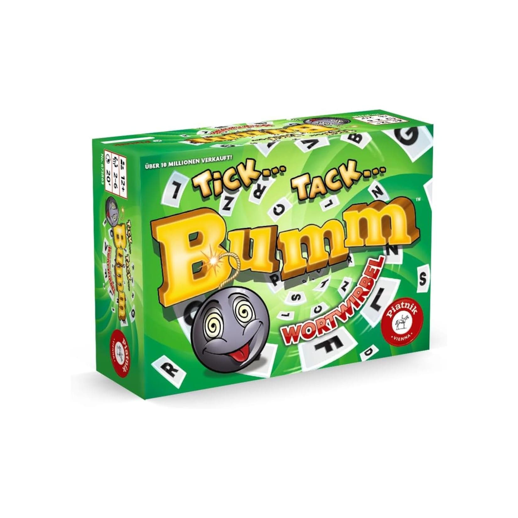 Piatnik Tick Tack Bumm Wortwirbel Kartenspiel ab 12 Jahre