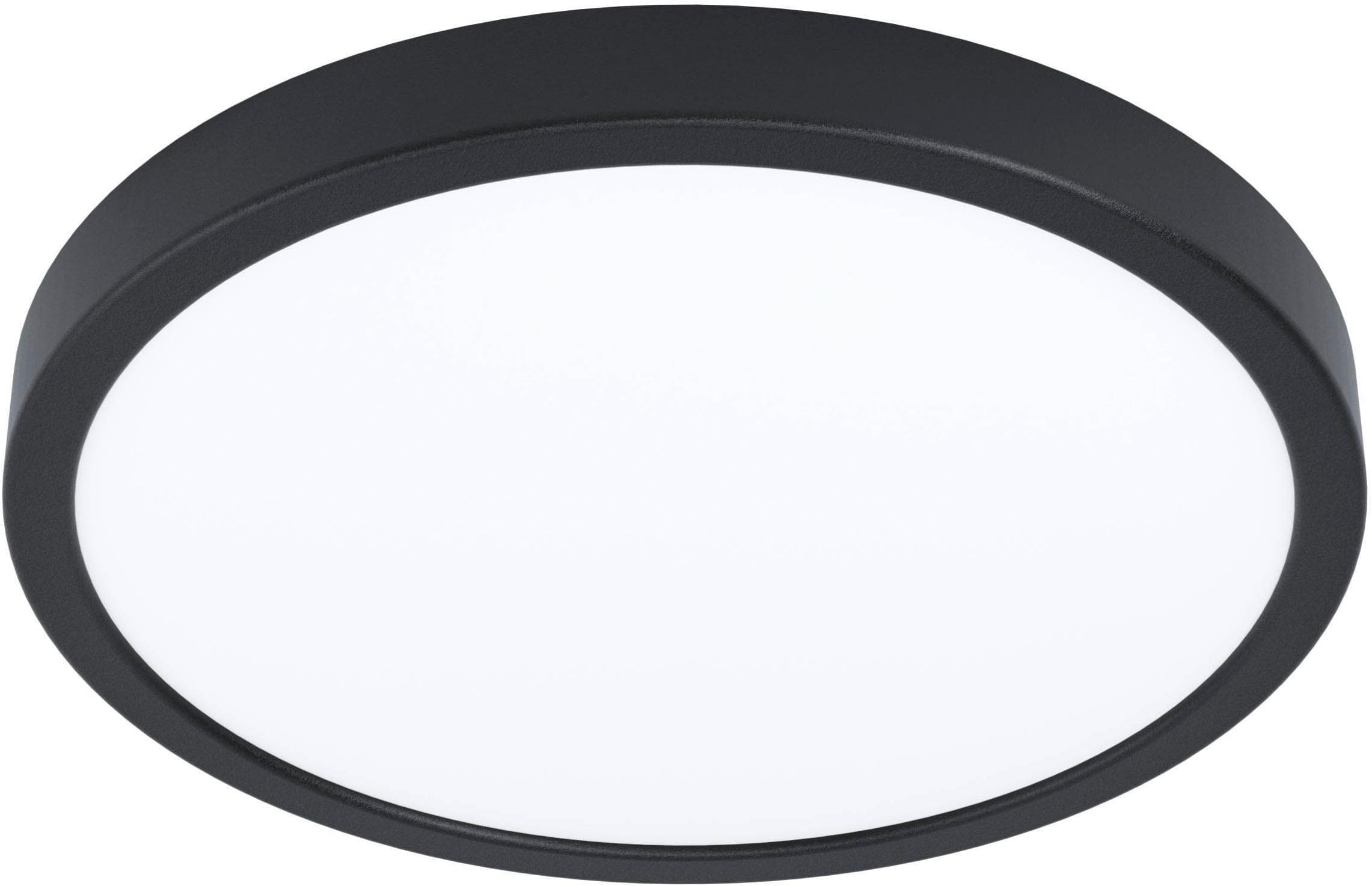 EGLO Fueva 6-Z Deckenlampe ZigBee App Sprachsteuerung Badlampe IP44 Schwarz