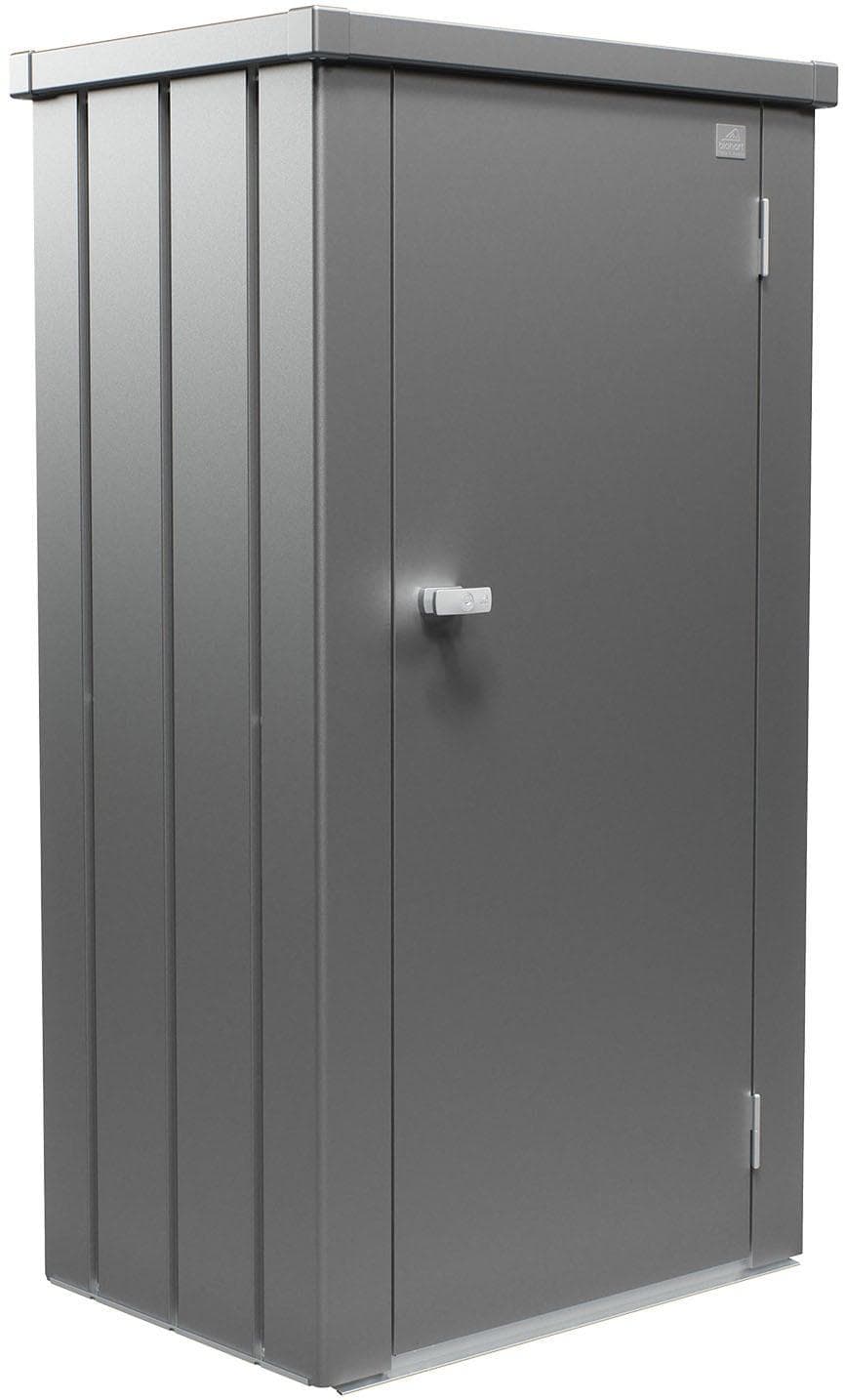 BioHort Mehrzweckschrank Julia Gr. M Quarzgrau Metallic