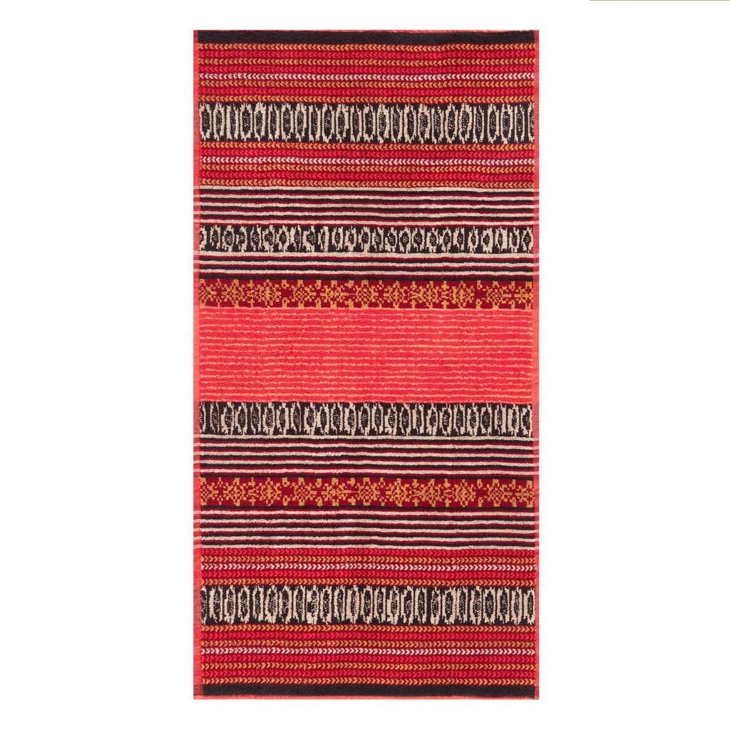 Bassetti Handtuch Roccaraso Rot Textil 50x100 cm