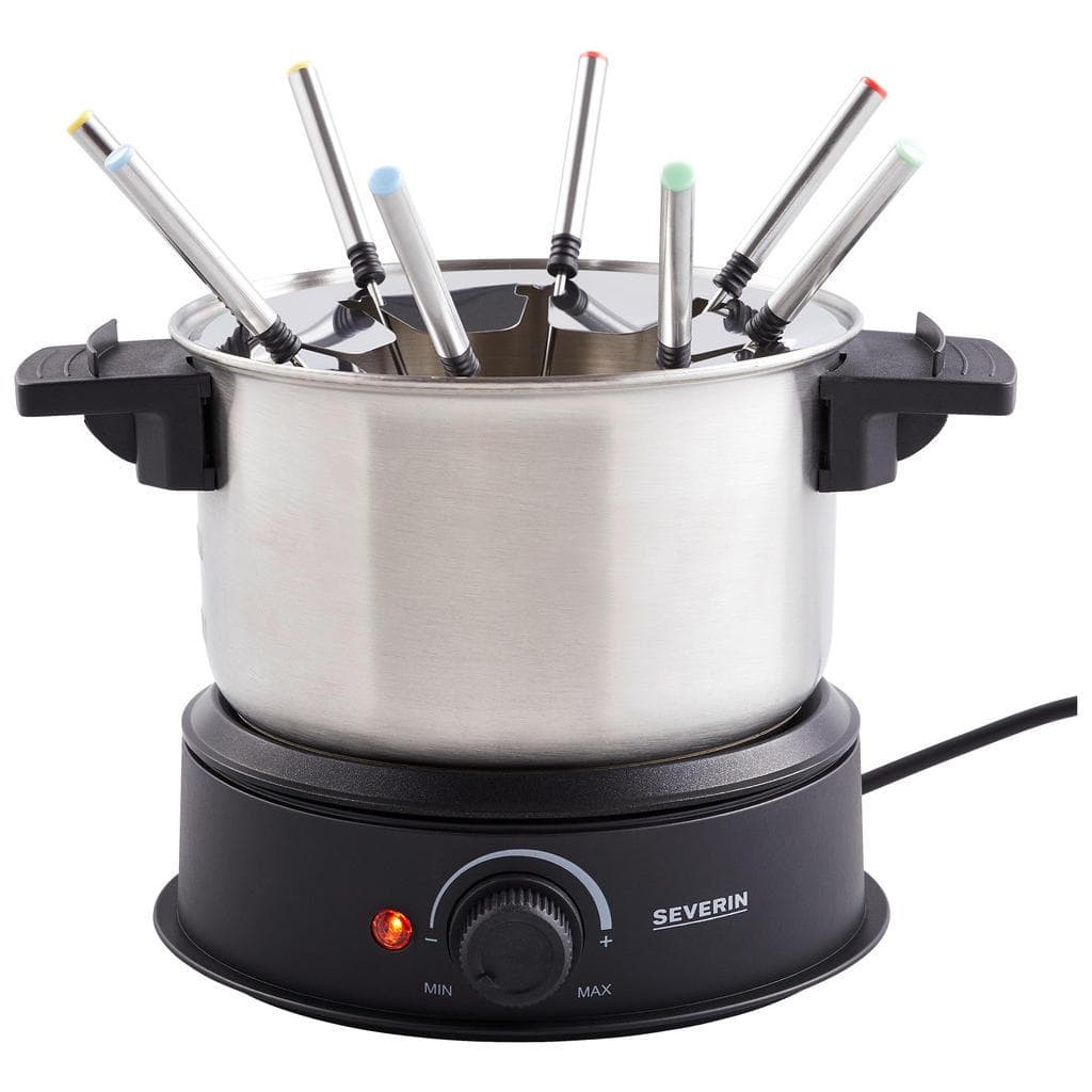 Severin Fondueset FO 2470 Schwarz Kunststoff Metall