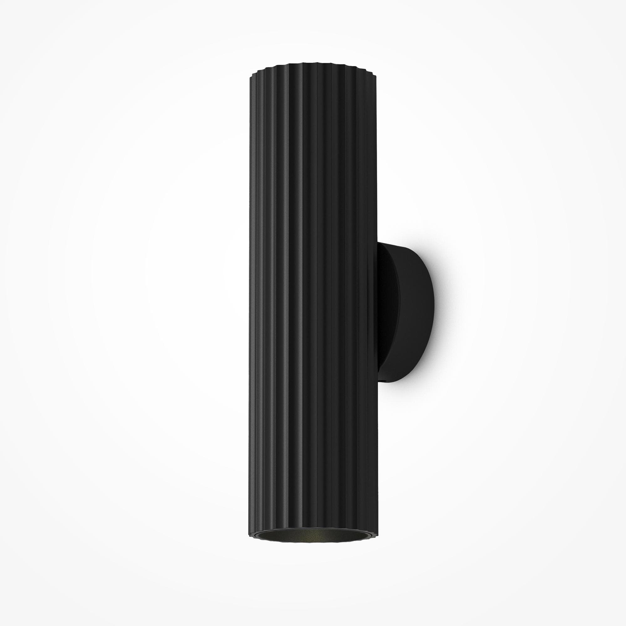 Wandlampe Calipso Schwarz Aluminium 2xGU10 Up/Down