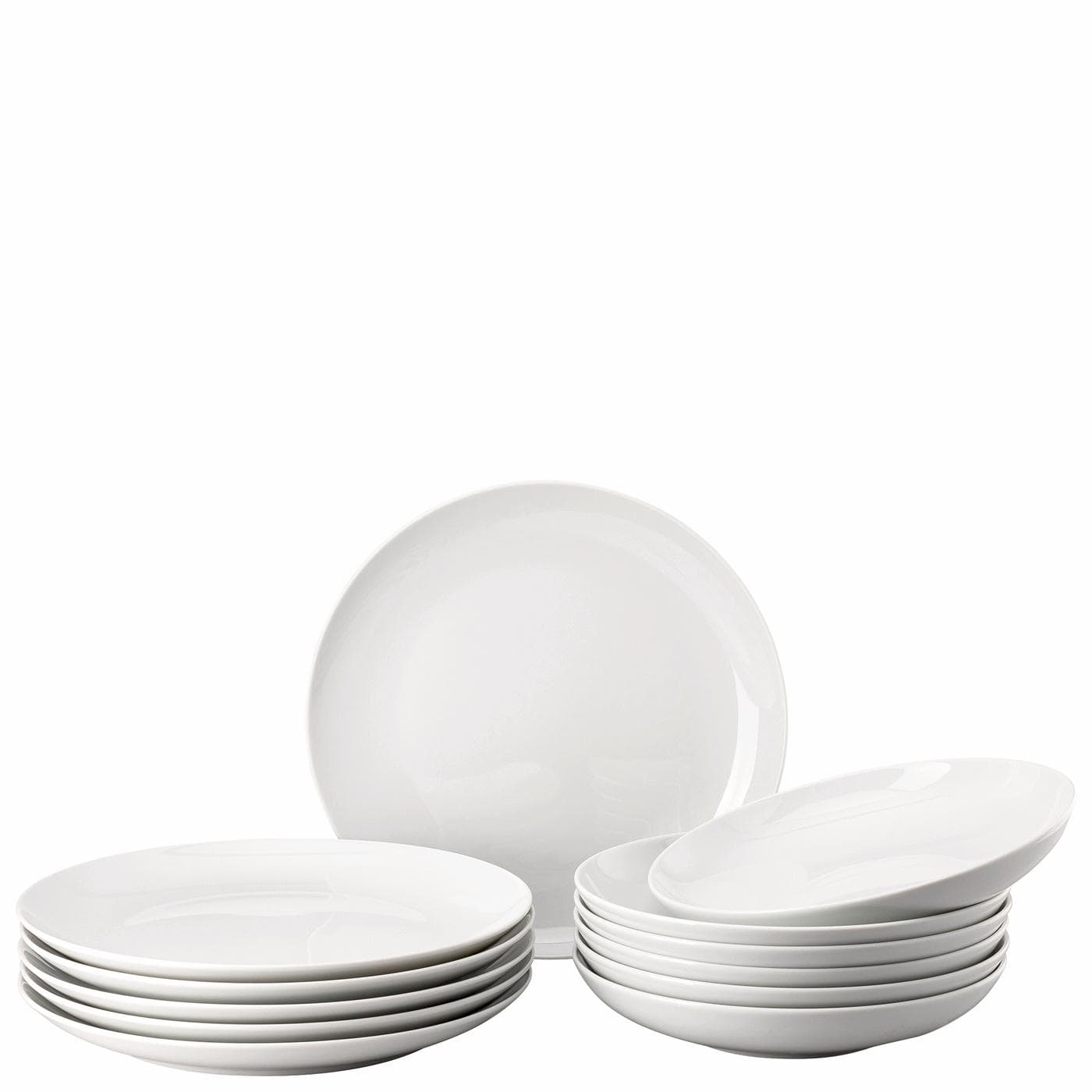 Tafelservice Thomas CUCINA BIANC 12-teilig Weiß Porzellan