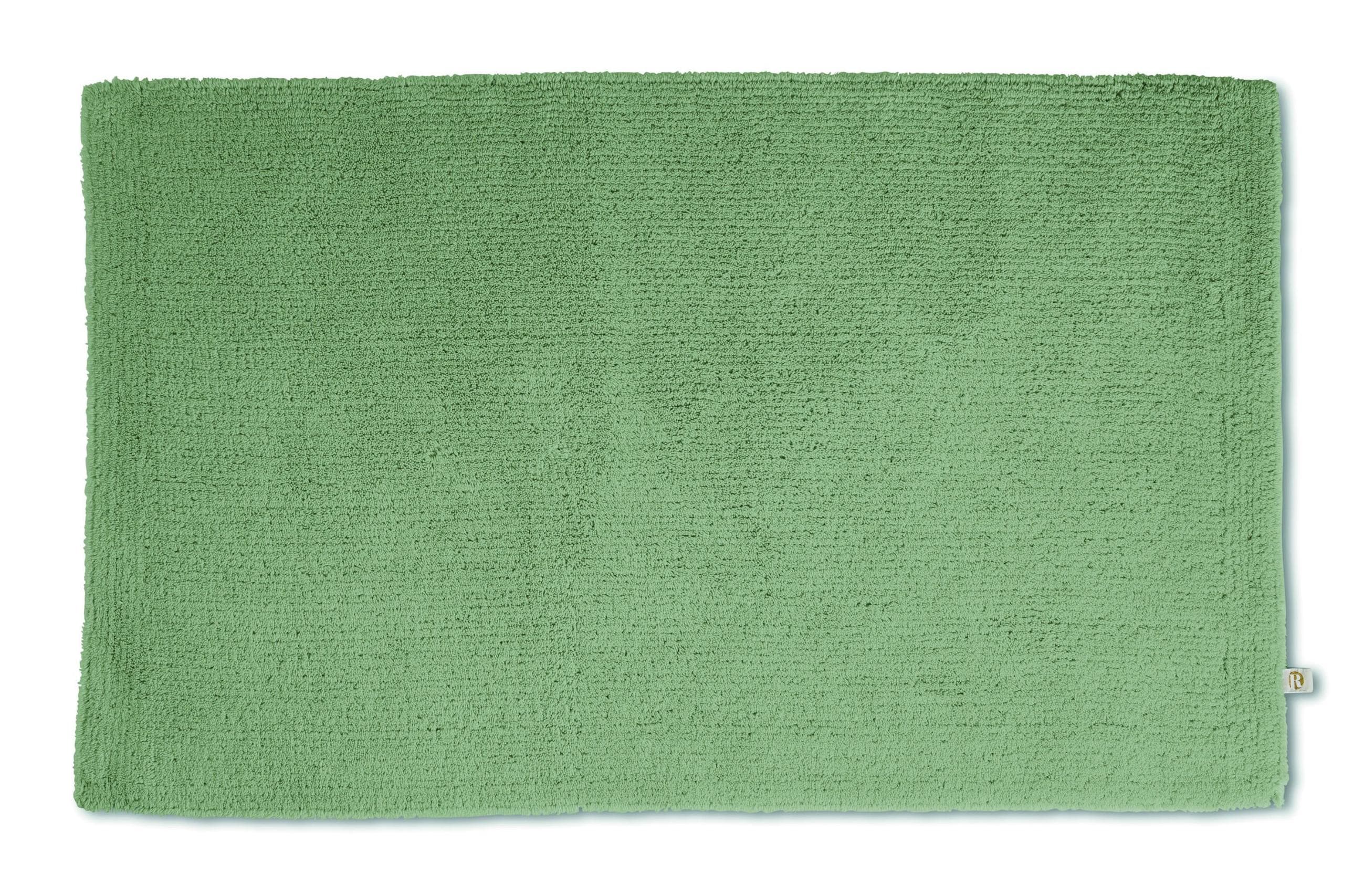Badematte RHOMTUFT PUR 100% Baumwolle Jade