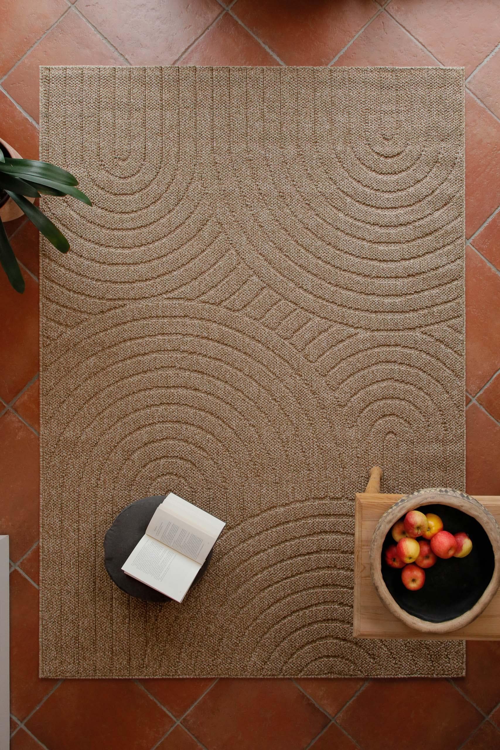 Wecon Home Monoq Teppich Retro Design