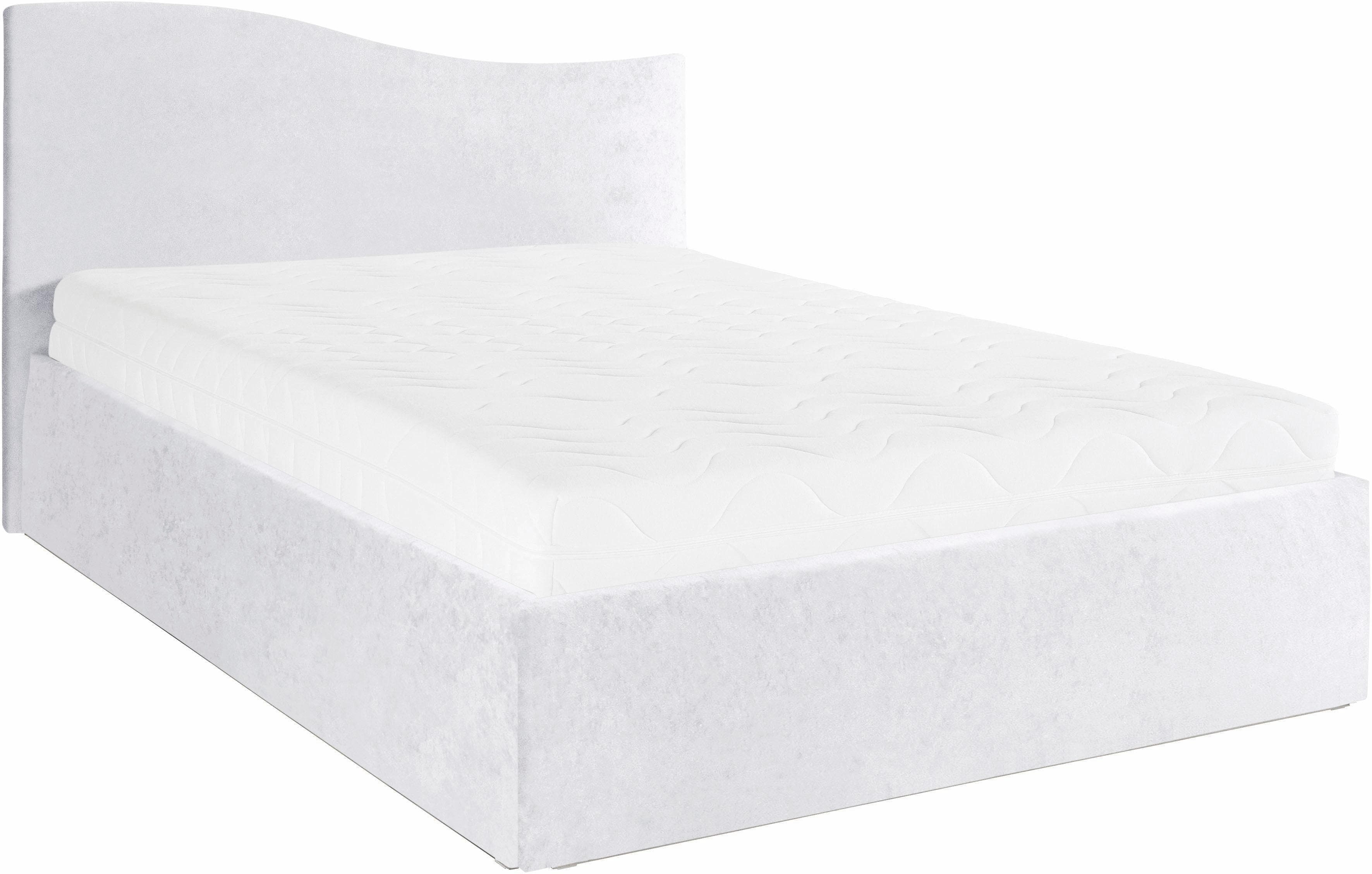 Westfalia Schlafkomfort Polsterbett mit Bettkasten und Verstellbarem Lattenrost