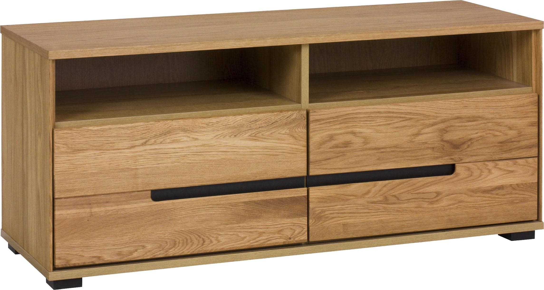 HOME AFFAIRE Lowboard Eiche massiv braun Soft-Close