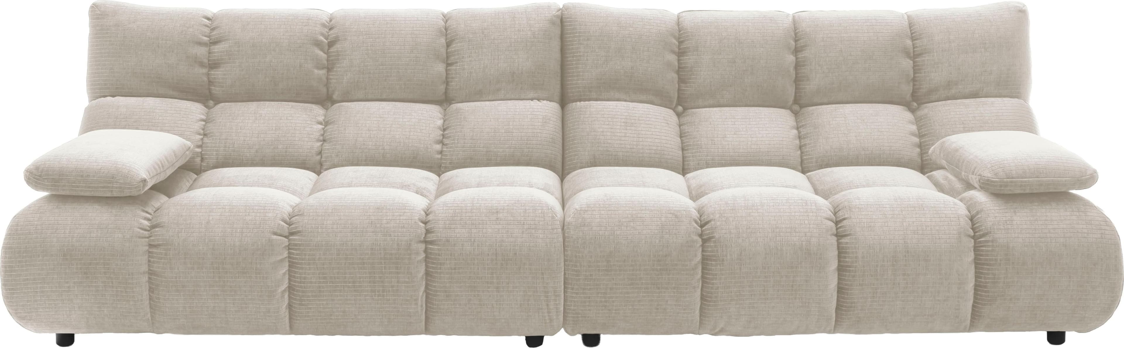 Home Affaire 4-Sitzer Sofa Cozy Bubble mit Klappbaren Armlehnen, Beige