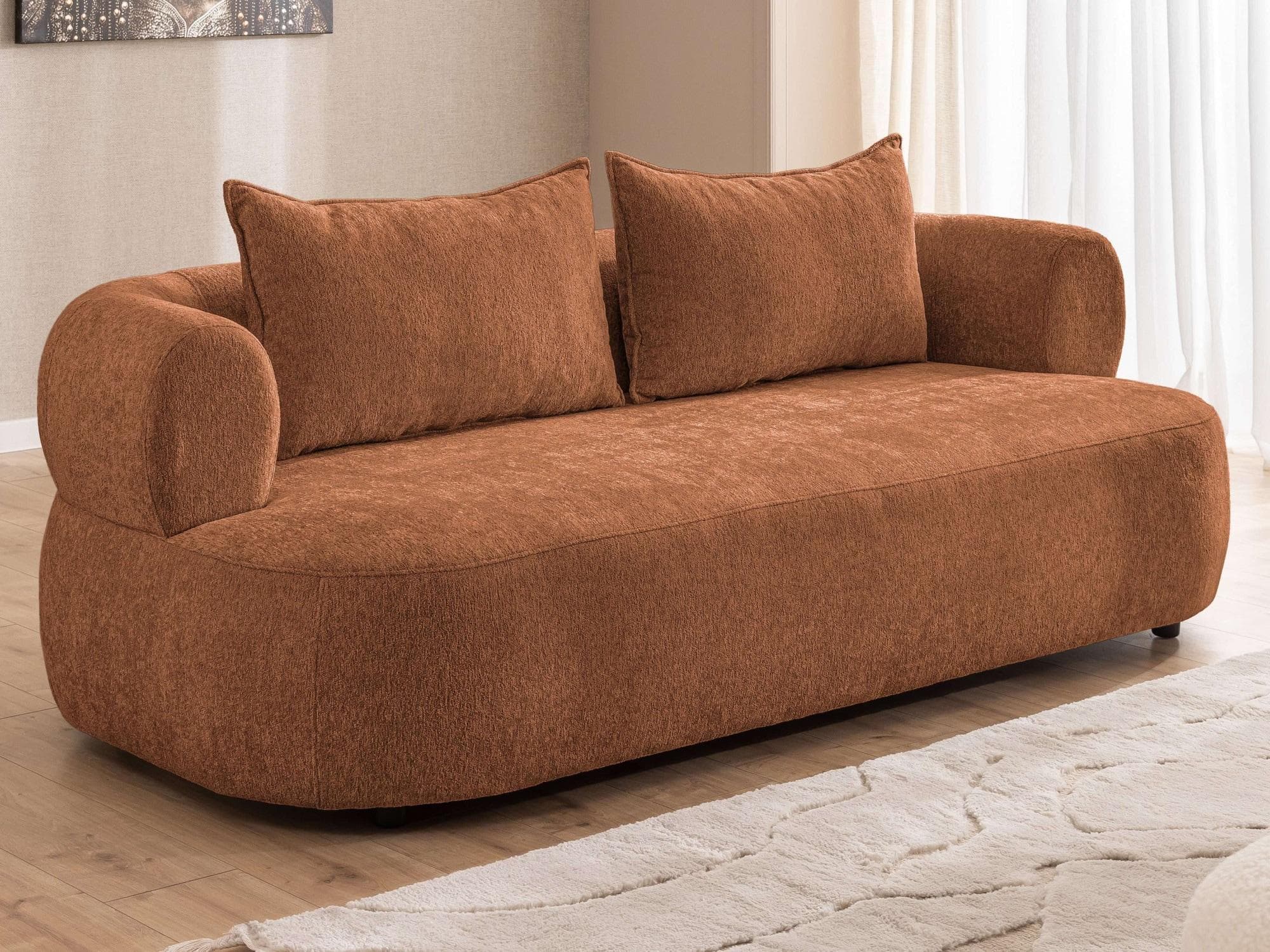 Home Affaire 3-Sitzer Design-Sofa LUSSAC 100% Polyester